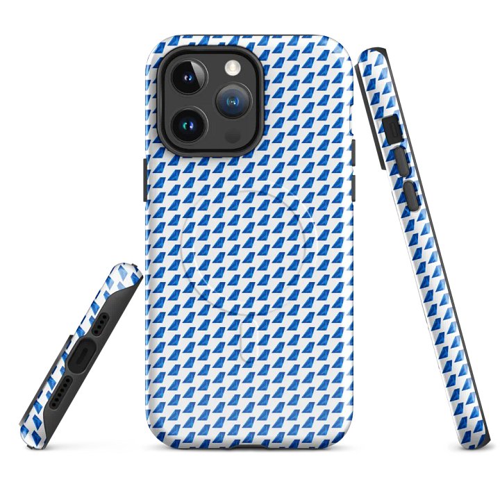 MagSafe® Ultra-Tough Case for iPhone® - Two-Tone Blue Tailfin Design product image (4)