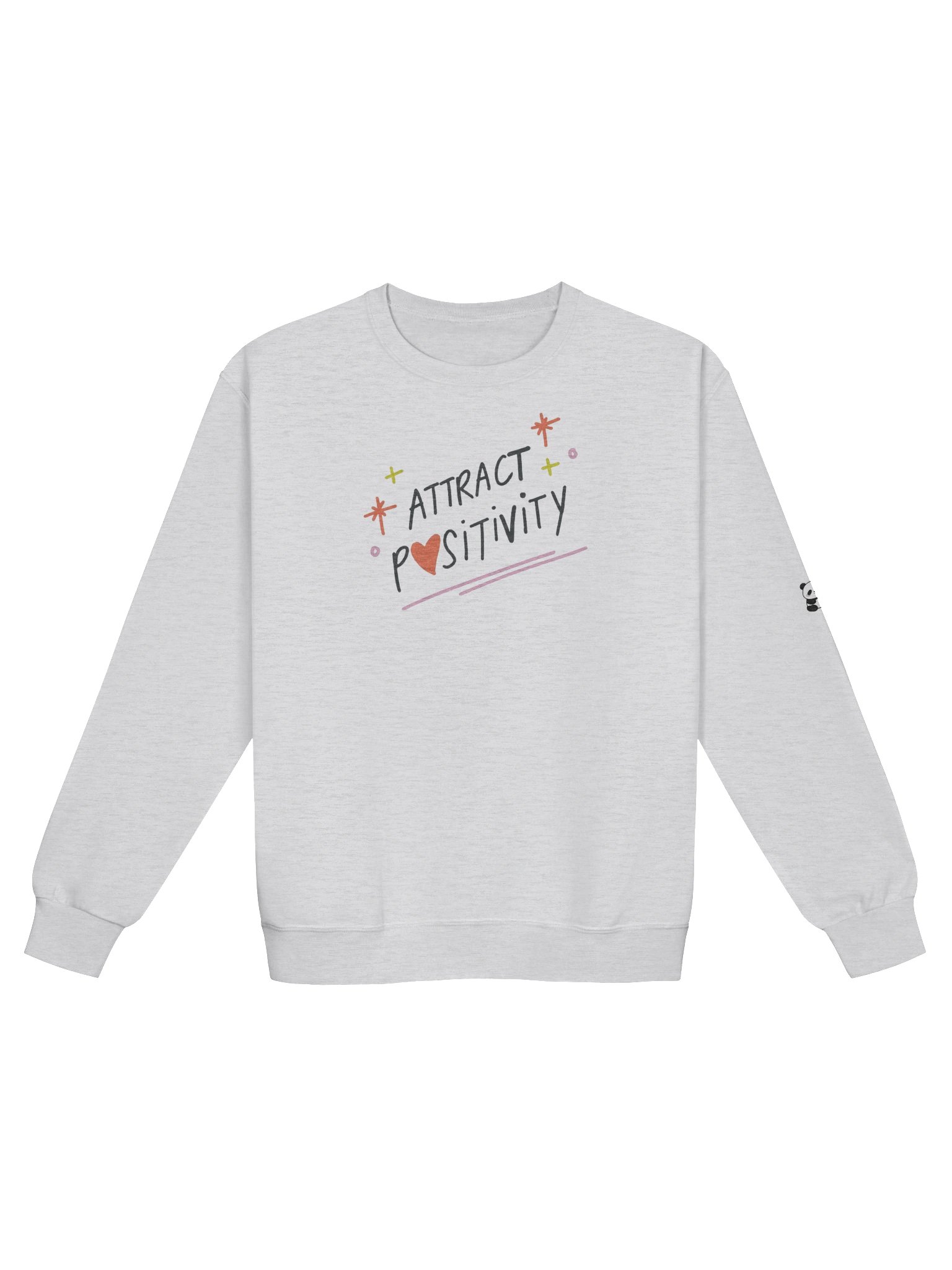 Positive Vibes Graphic Crewneck – “Attract Positivity” Sweatshirt product image (1)