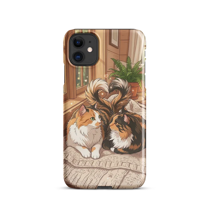 Heart-Tail Cats Cozy iPhone Snap Case product image (2)