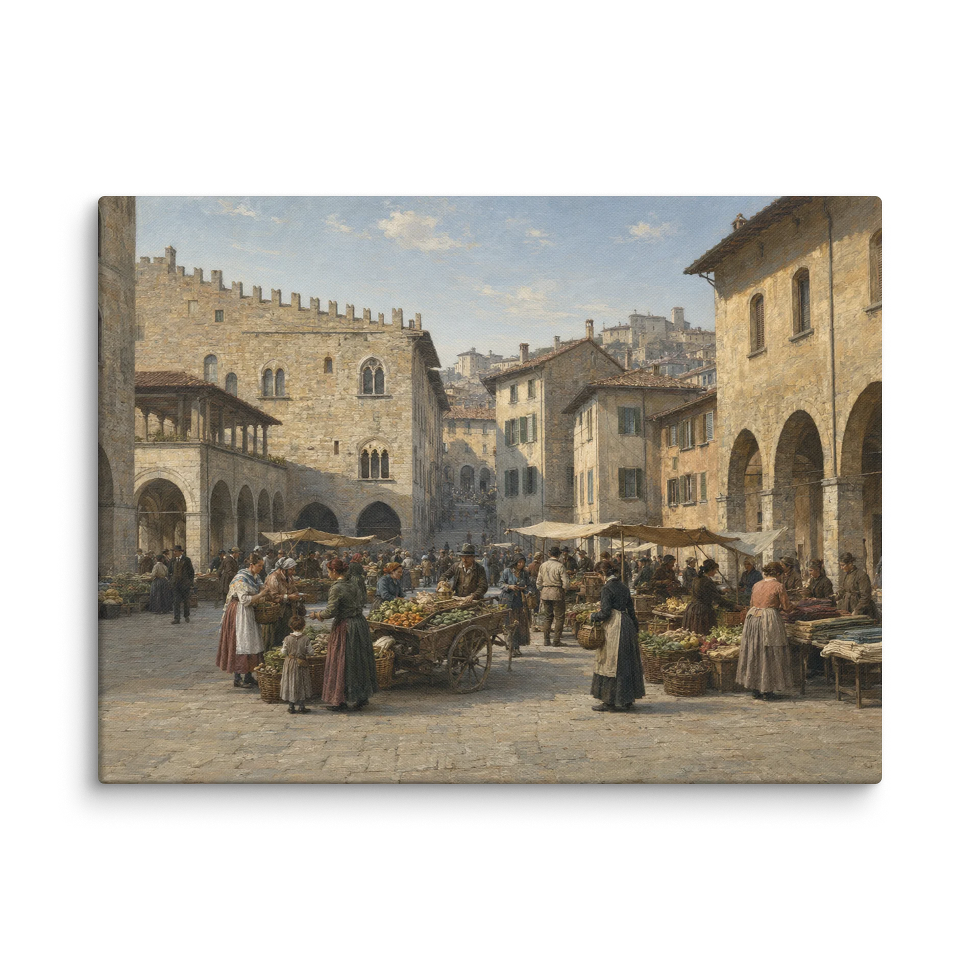Il Mercato di Bergamo Alta — Gallery Canvas Print product image (1)