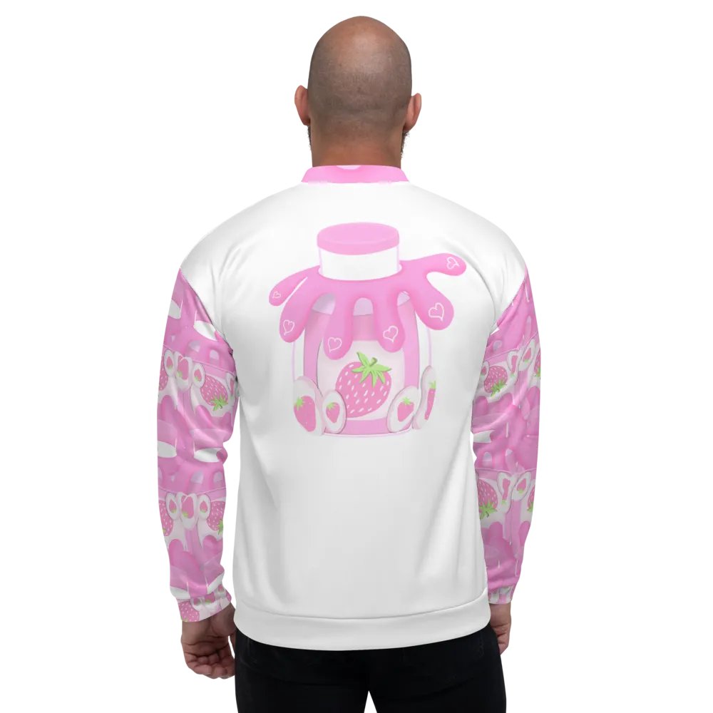 Strawberry Milk Bomber Jacket product image (3)