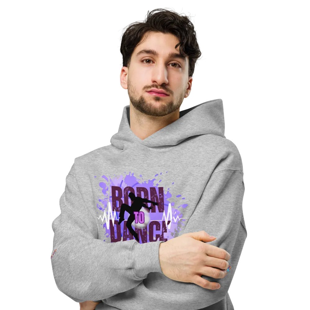 Born to Dance His Silhouette Unisex Oversized Hoodie product image (36)