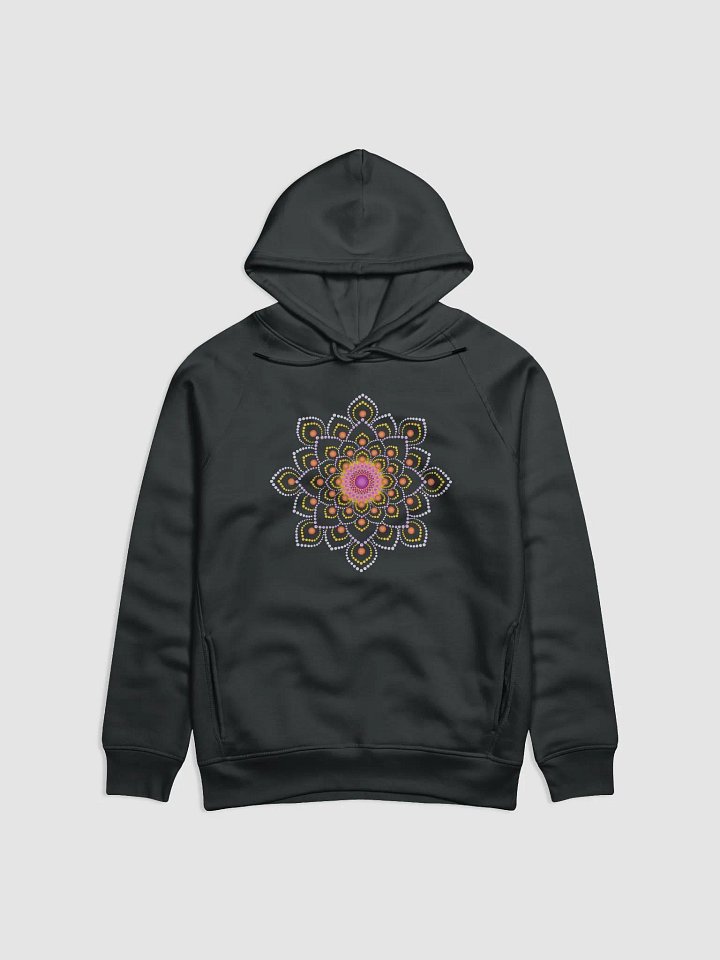 Simple Colorful Dot Mandala Unisex Eco Hoodie product image (1)