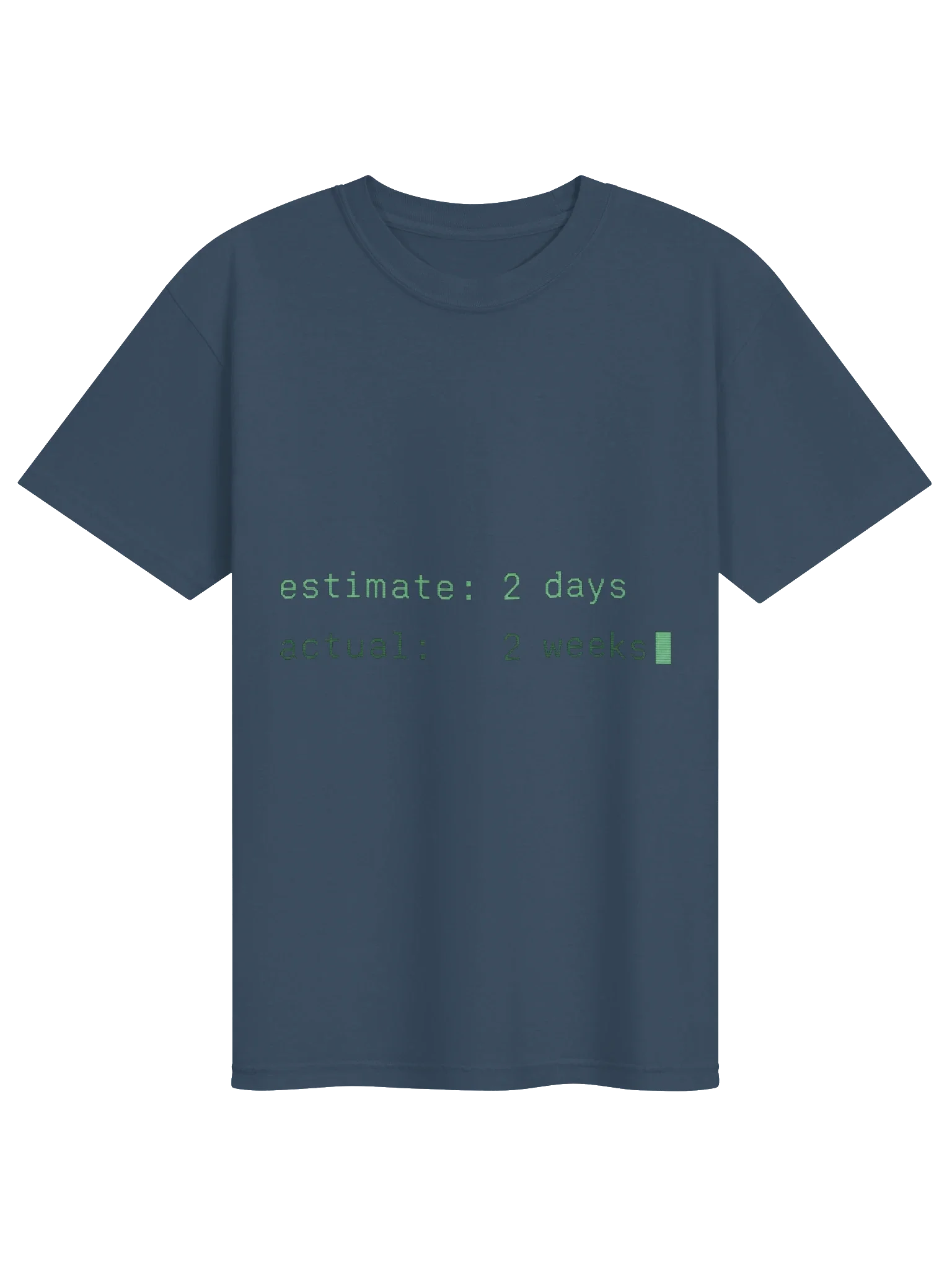 Estimate 2 Days Actual 2 Weeks Tee — view 17