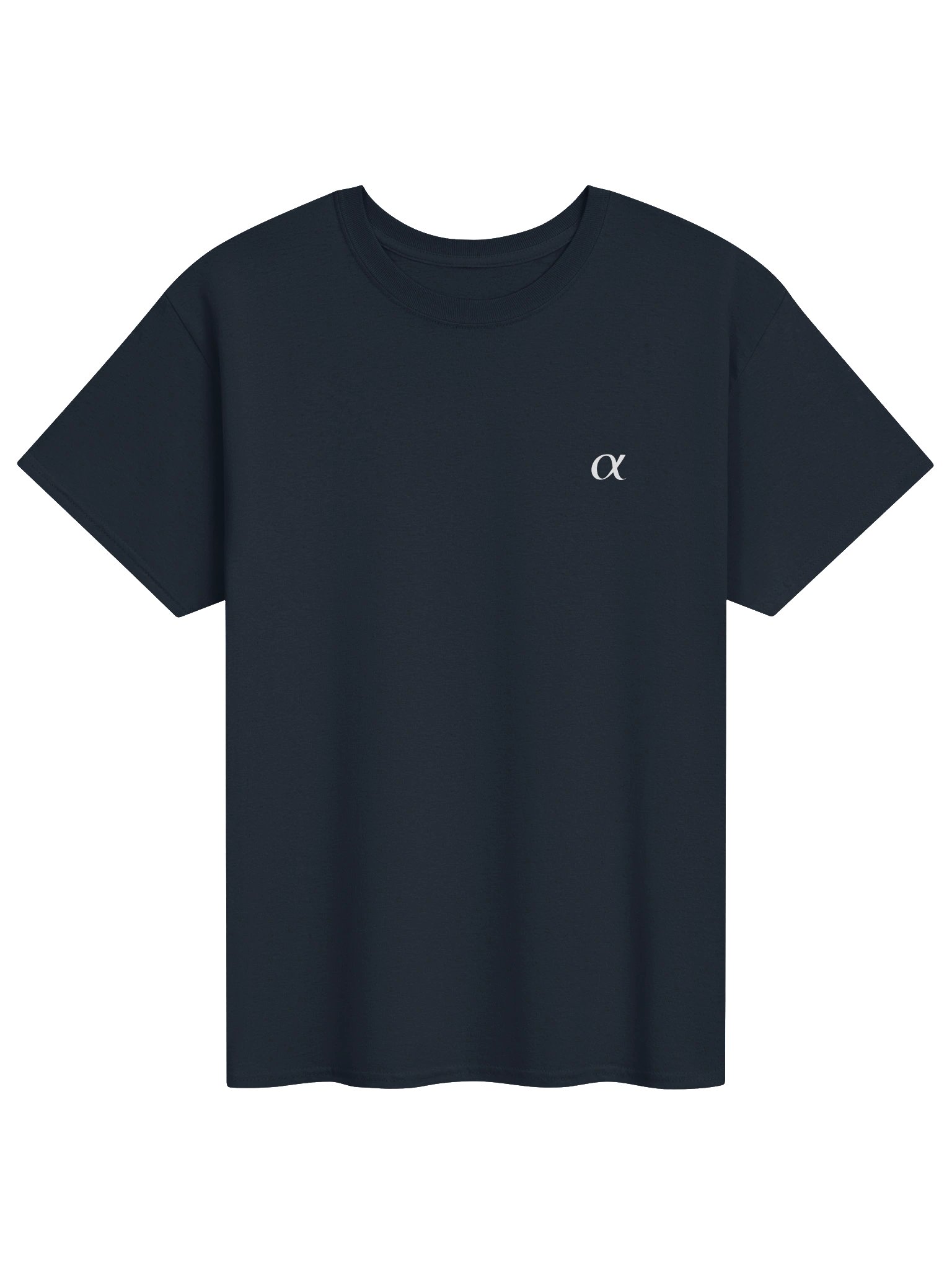 Navy / White Heavyweight Unisex T-Shirt product image (1)
