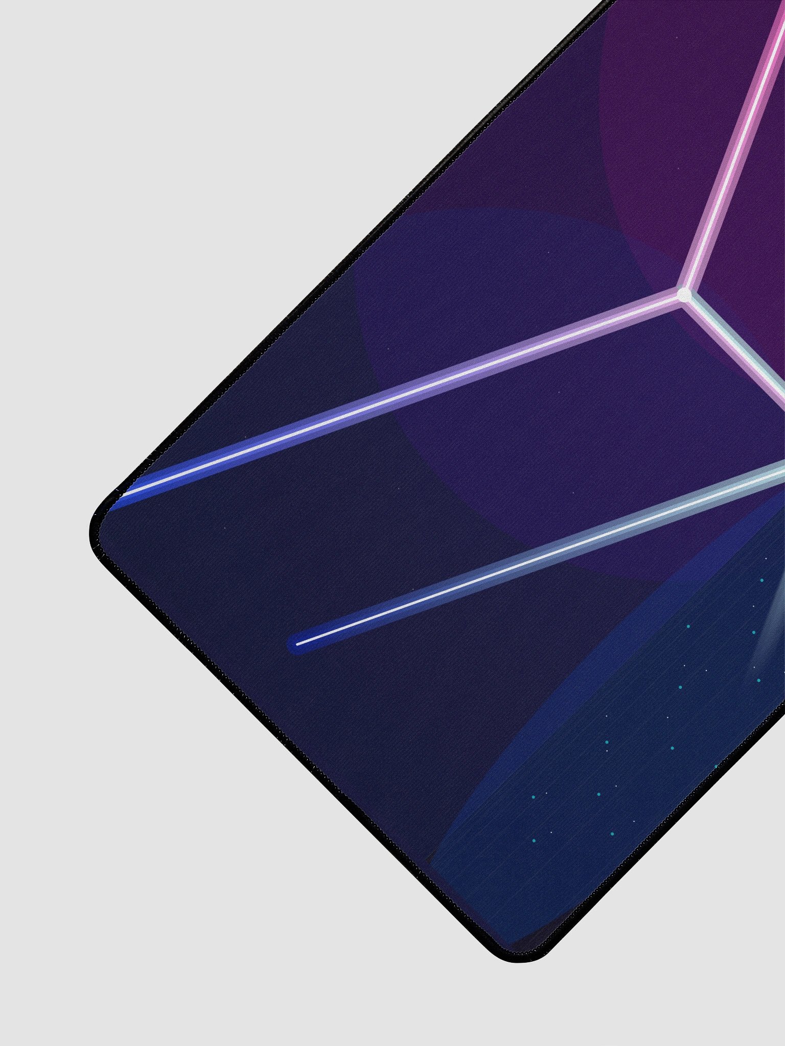 XL Neon Geometric Gaming Desk Mat - 31.5" x 15.5" product image (3)