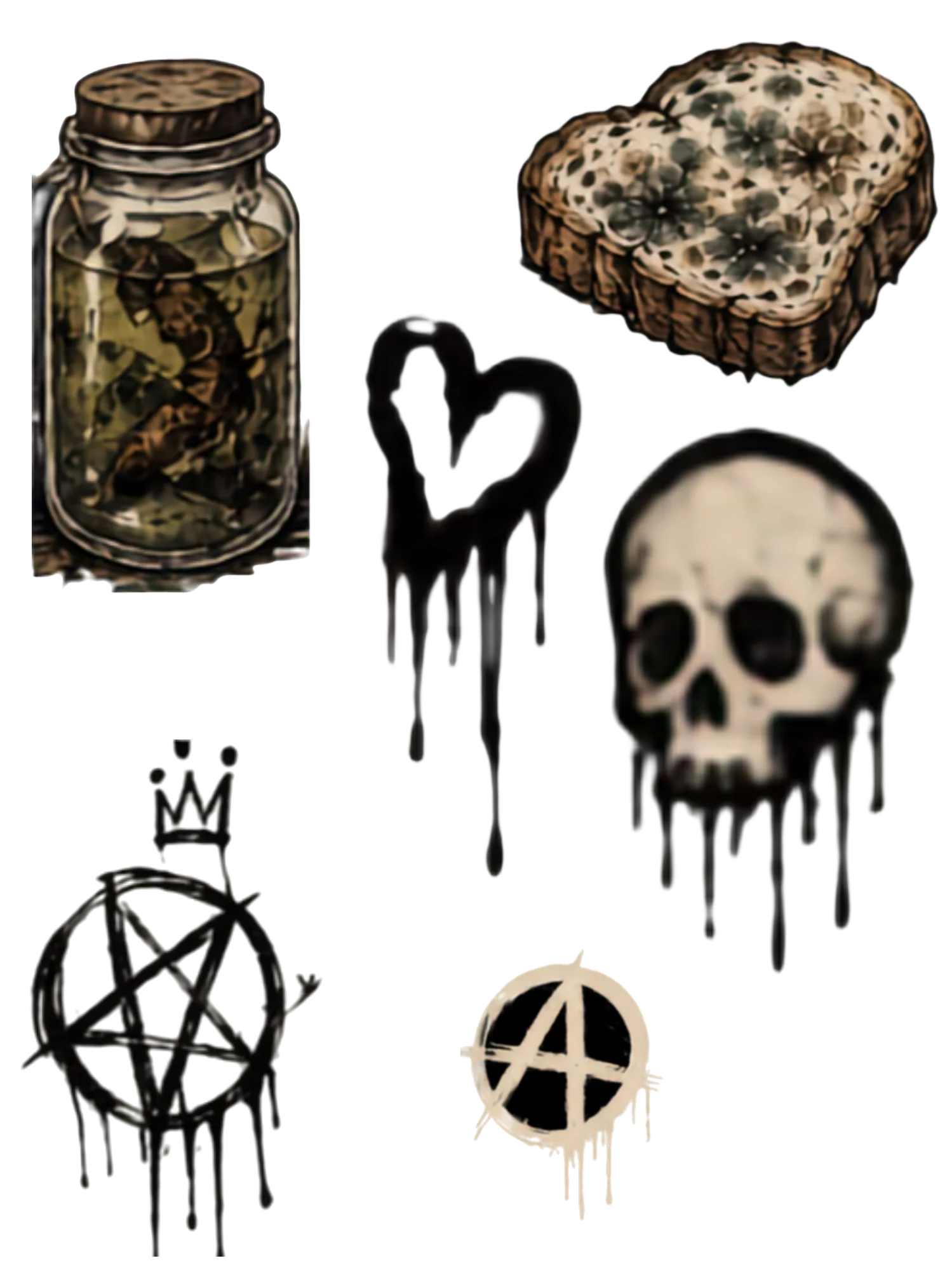 REAL ROT: Rotten Underground Music Promo Kit — 10 Poster Templates + 41 PNG Objects product image (6)
