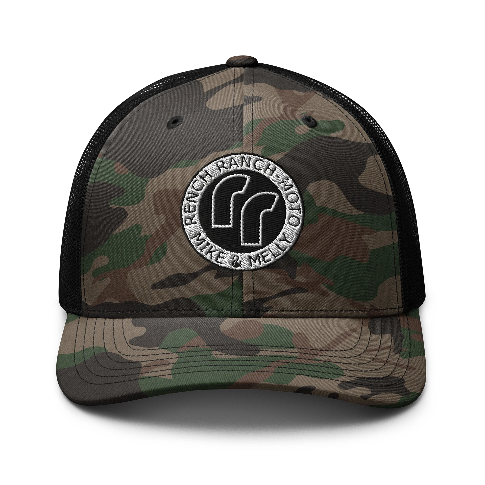 Rench Ranch Moto Camo Trucker Hat product image (1)