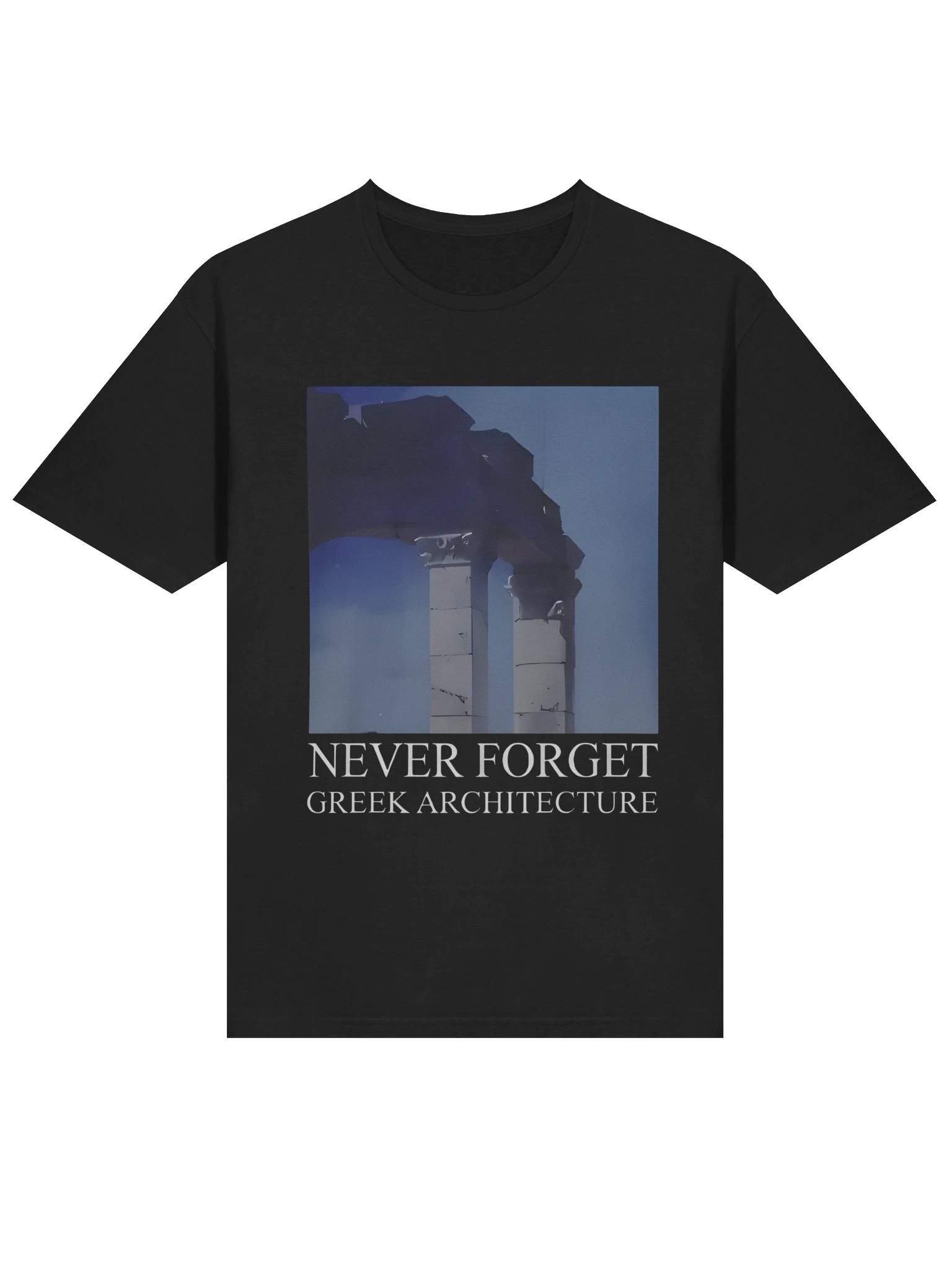 Never Forget Greek Architecture T-Shirt product image (2)