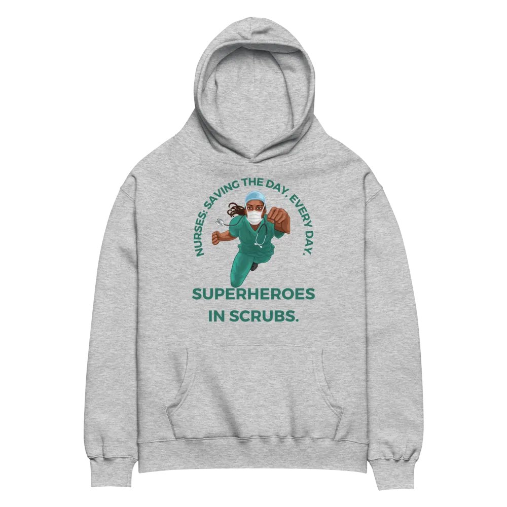 Nurse Superhero Appreciation Oversized Hoodie product image (2)