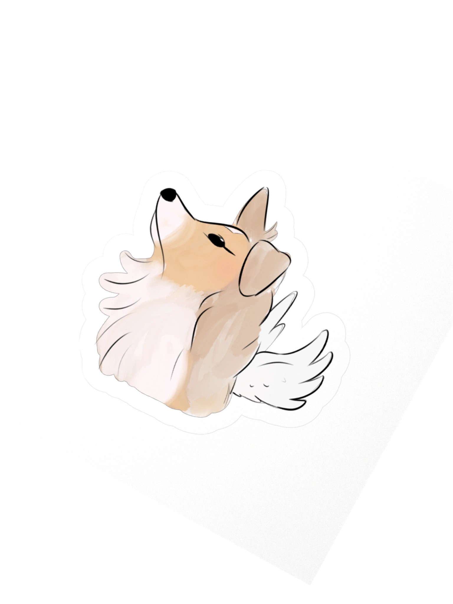 The Angel Sheltie - Sticker (Colour) product image (4)