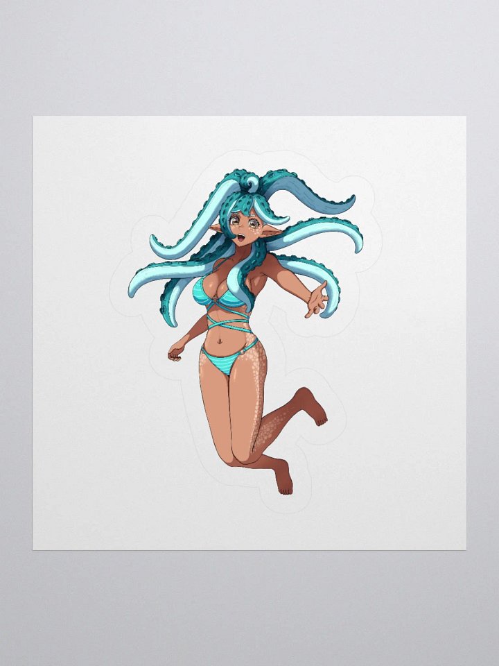 SquidorabL Swimming - Diecut Sticker product image (1)