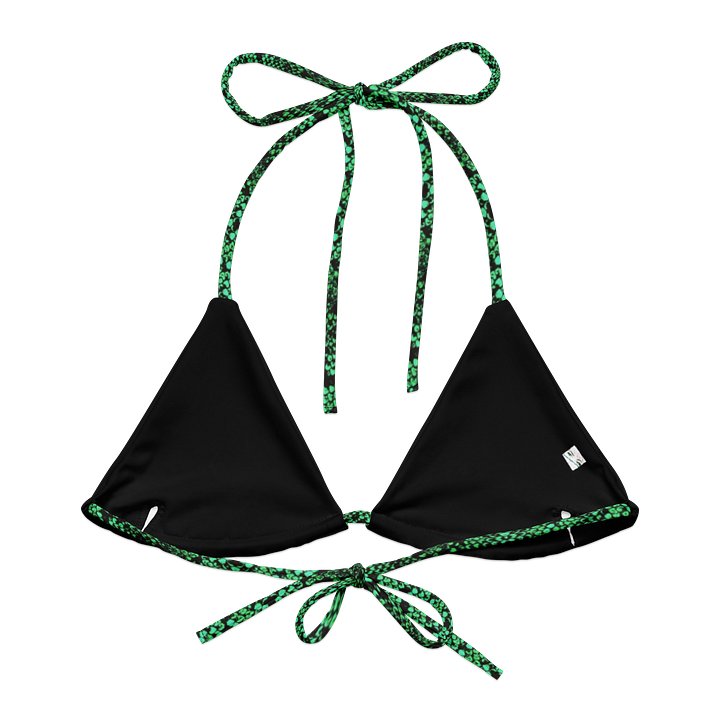 GEL Snakeskin Print String Bikini Top product image (2)