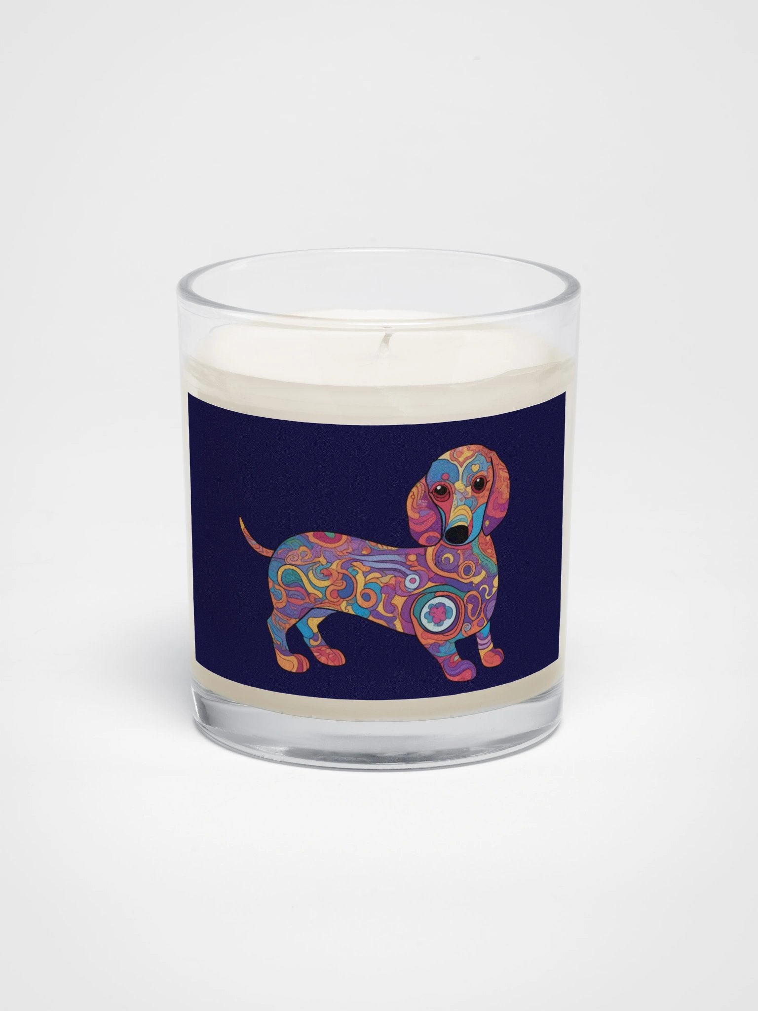 Psychedelic Dachshund #2 - Soy Candle product image (1)