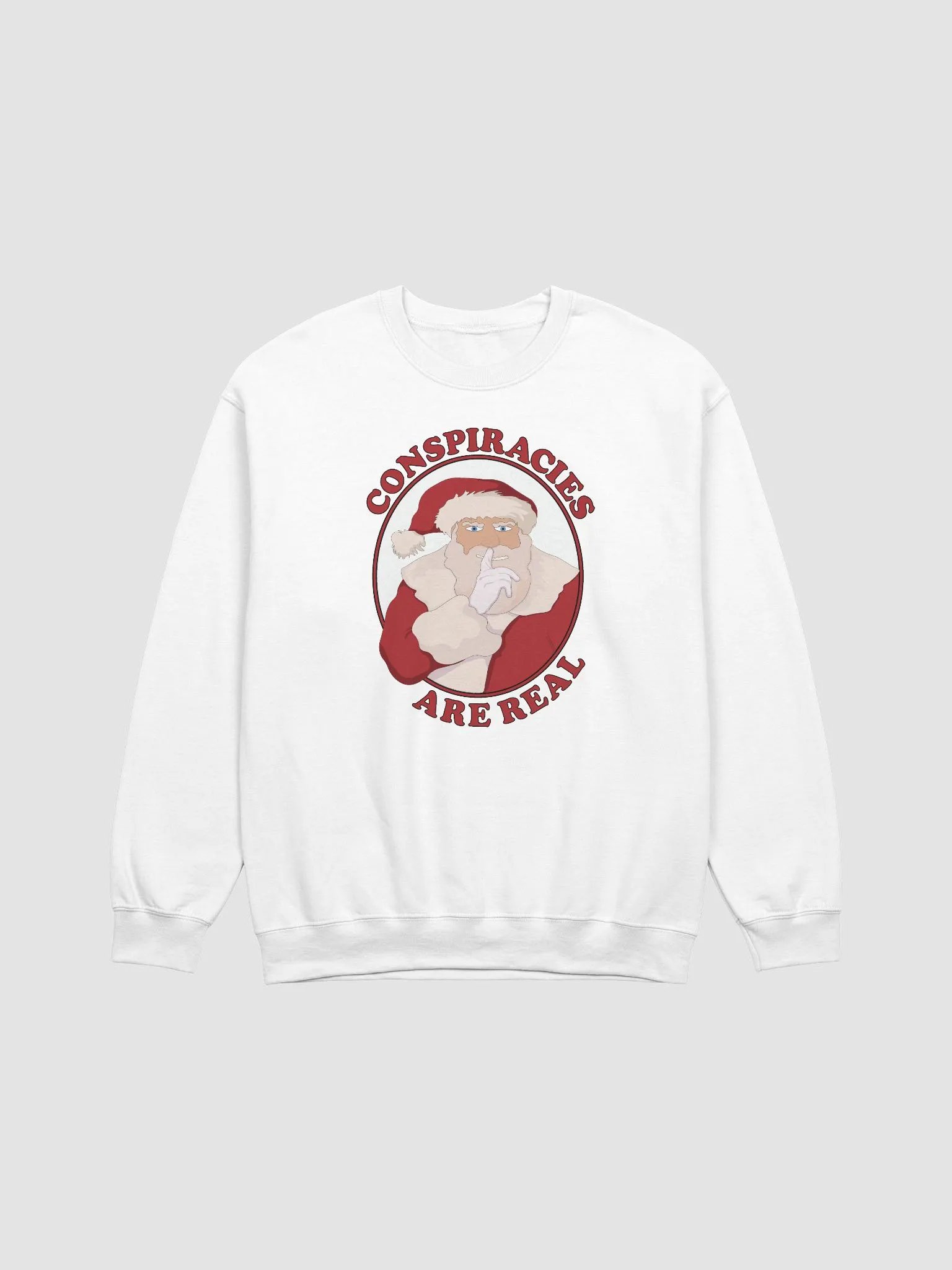 Conspiracies Are Real - Santa Claus - Gildan Classic Crewneck Sweatshirt product image (22)