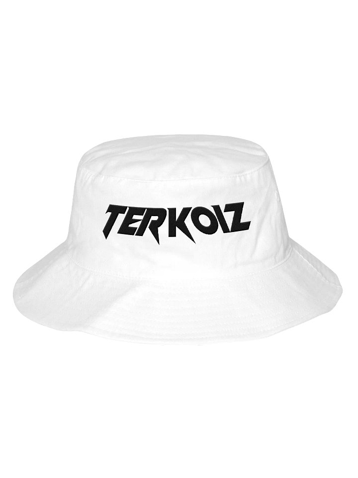 TERKOIZ LOGO BUCKET HAT (WHITE) product image (1)