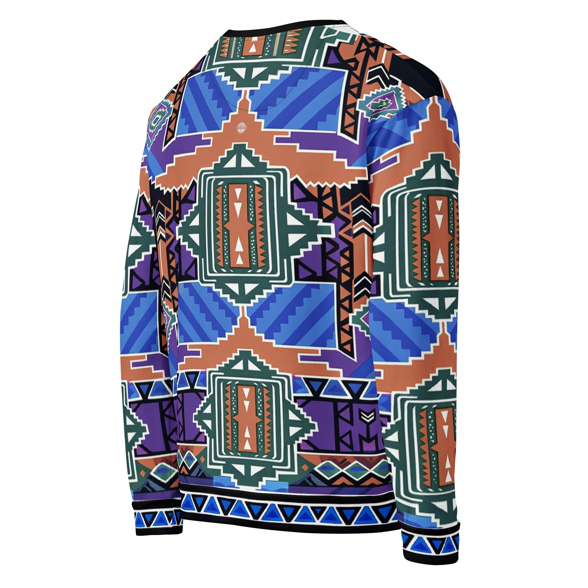 The 90s Aztec Blue/Purple Sweatshirt product image (5)