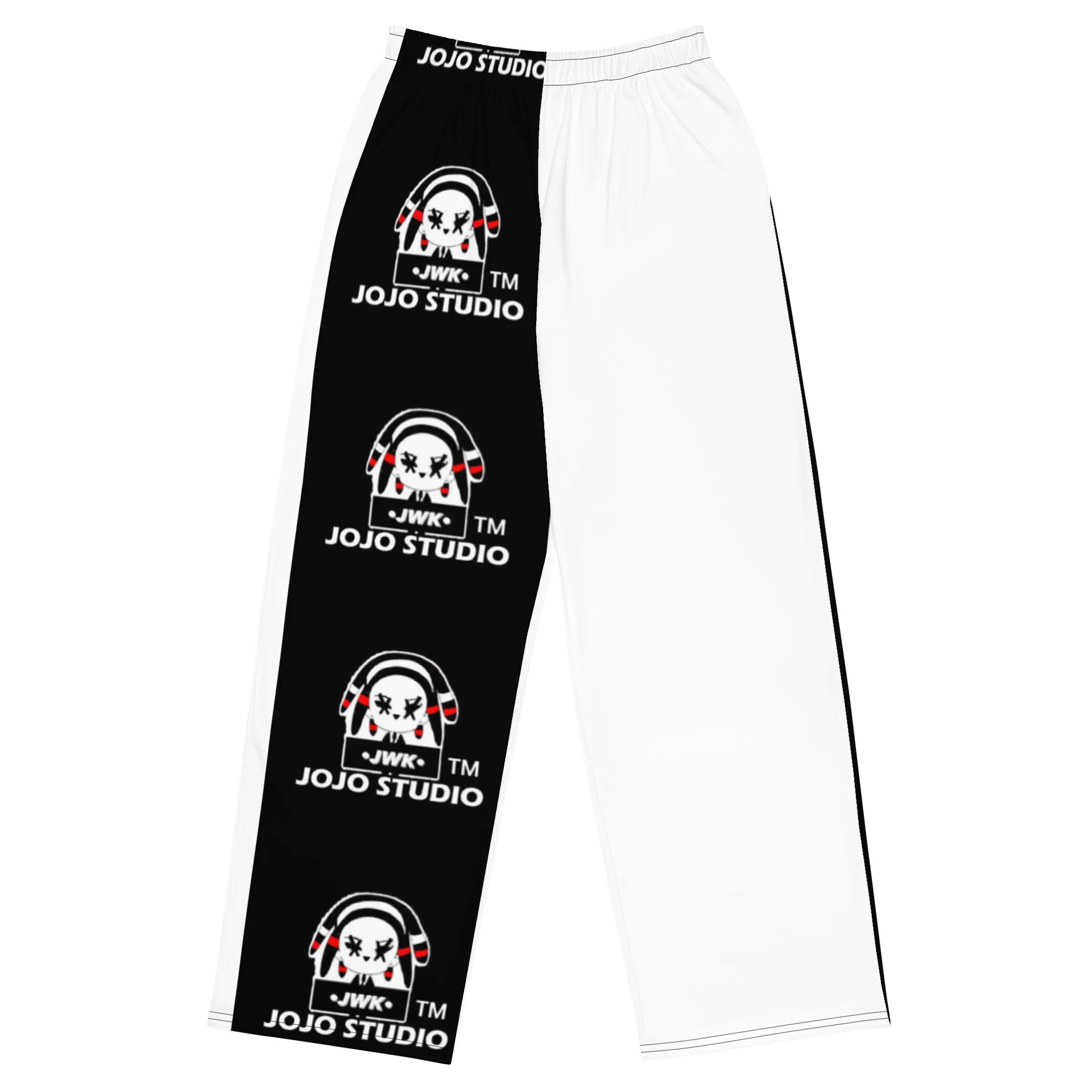 Jozef Kayembe Logo Wide-Leg Pants | JWK JOJO STUDIO product image (1)