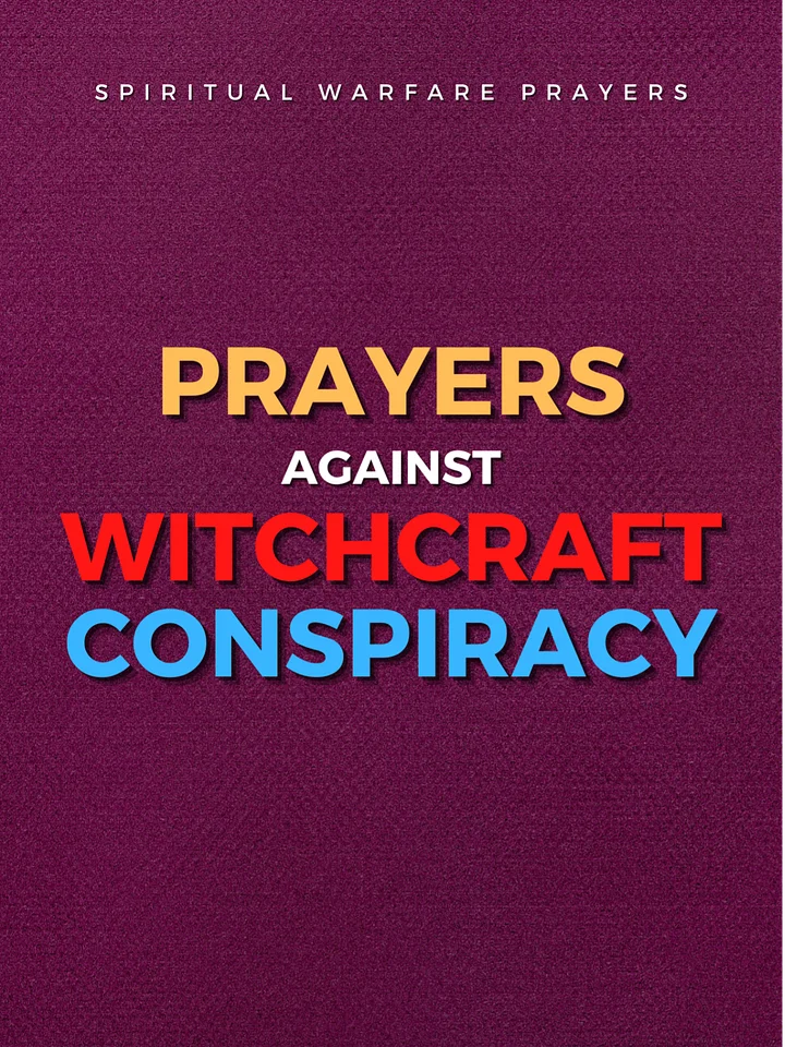 Prayer Against Witchcraft Conspiracy product image (1)