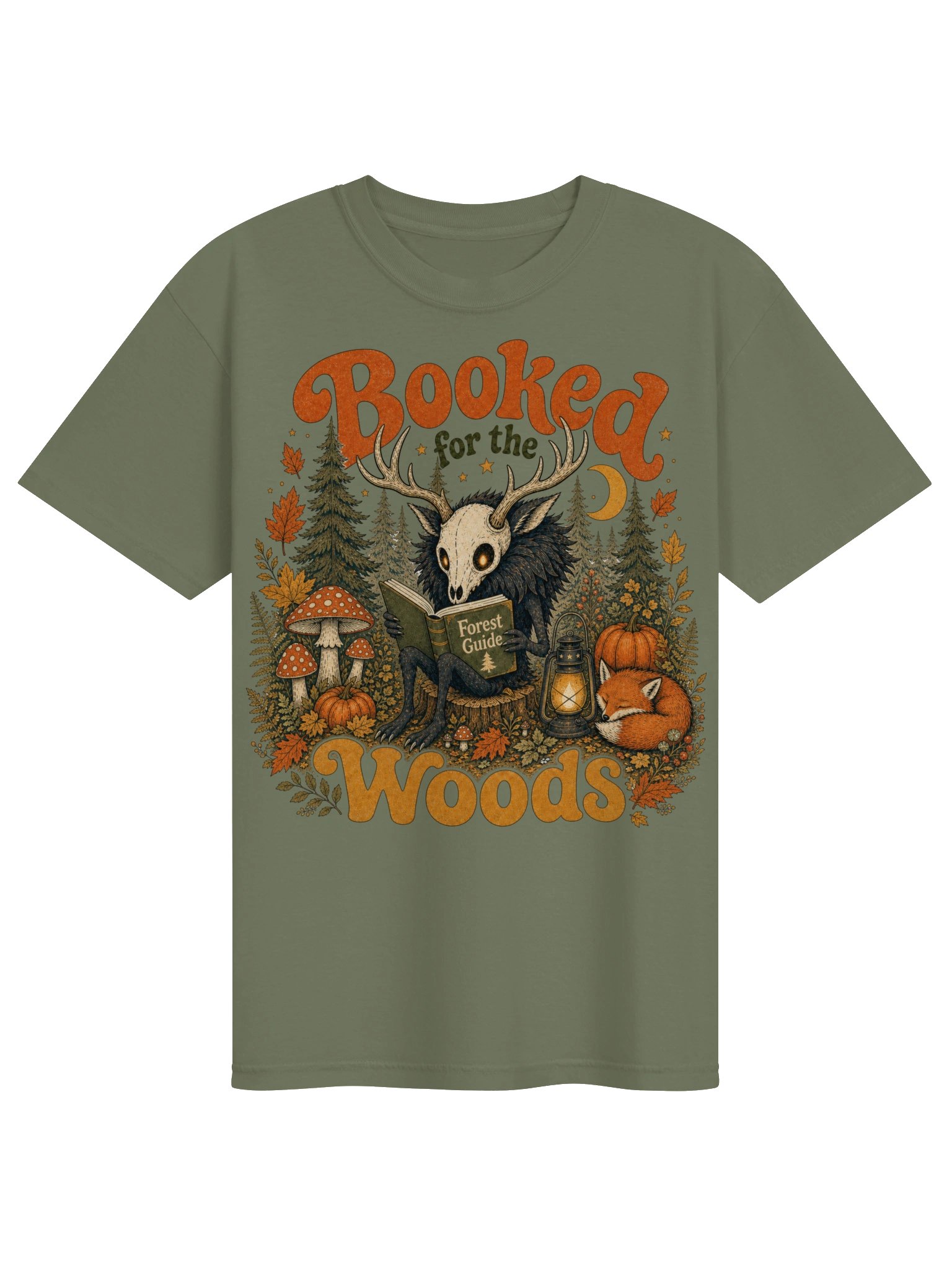Booked for the Woods Halloween Tee product image (91)