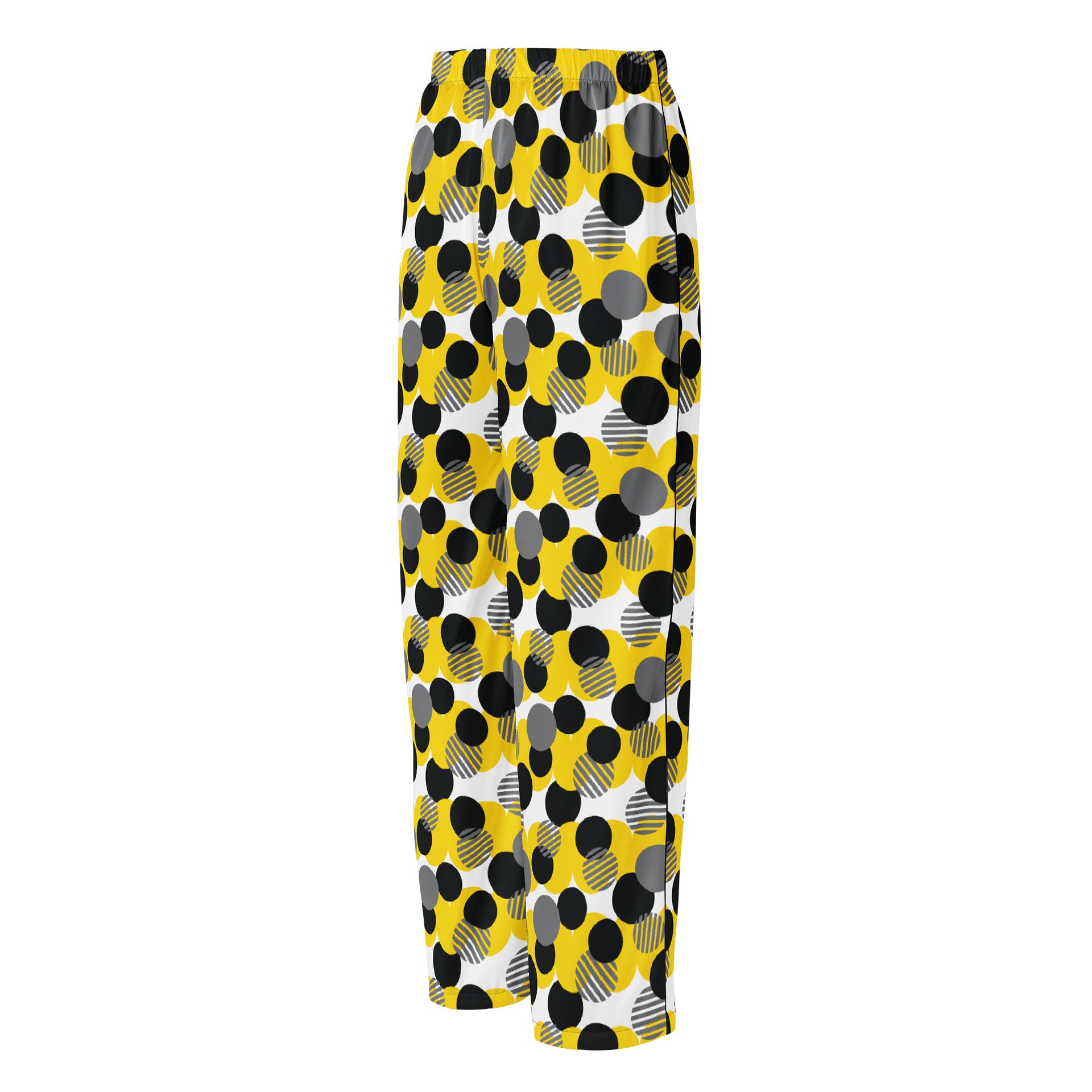 Cozy Chic Modern Geometric Polka Dot All-Over Print Women's Pajama Pants product image (5)