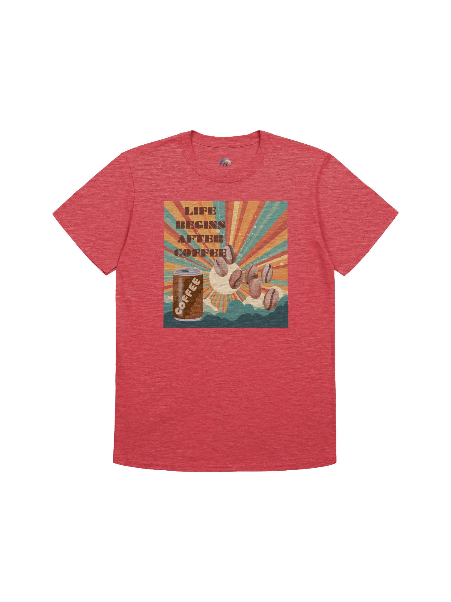Retro Coffee Sunburst T-Shirt product image (5)