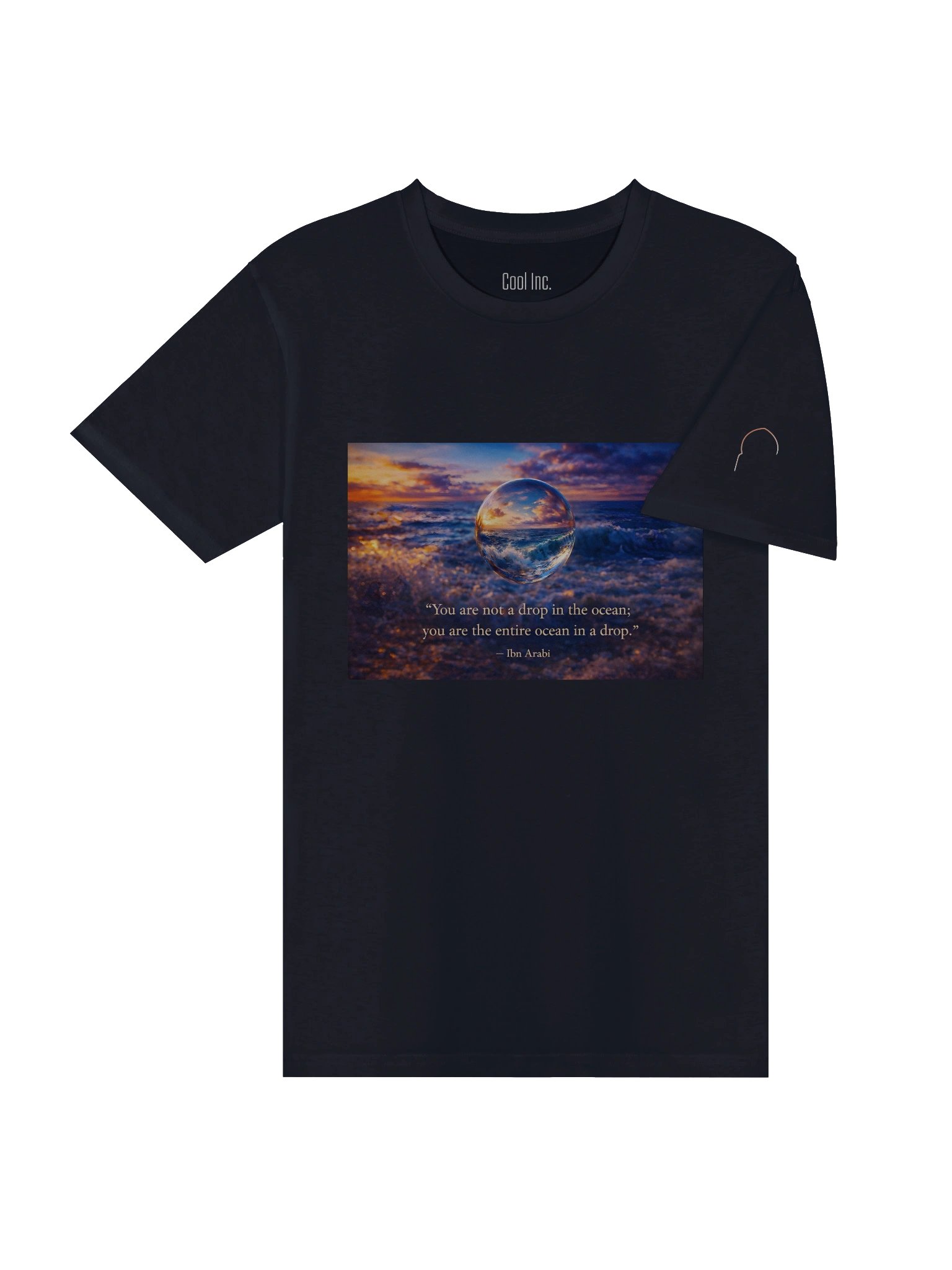 You Are the Ocean Unisex T-Shirt – Spiritual Quote Art Tee product image (4)