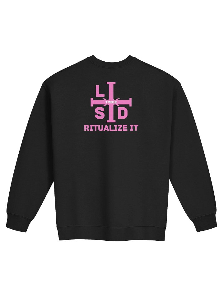 LSD TRIBE "Ritualize It" Mystic Sweatshirt + {Pink Emblem} product image (3)