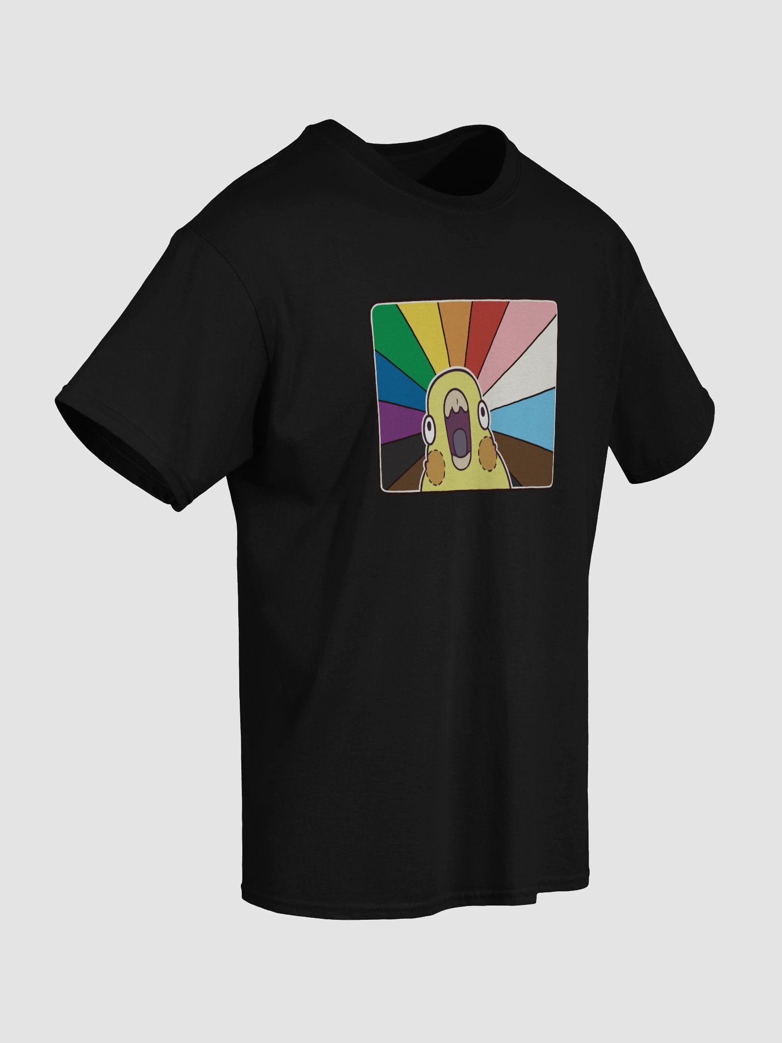 t-shirt : scream rainbow-progressive product image (3)