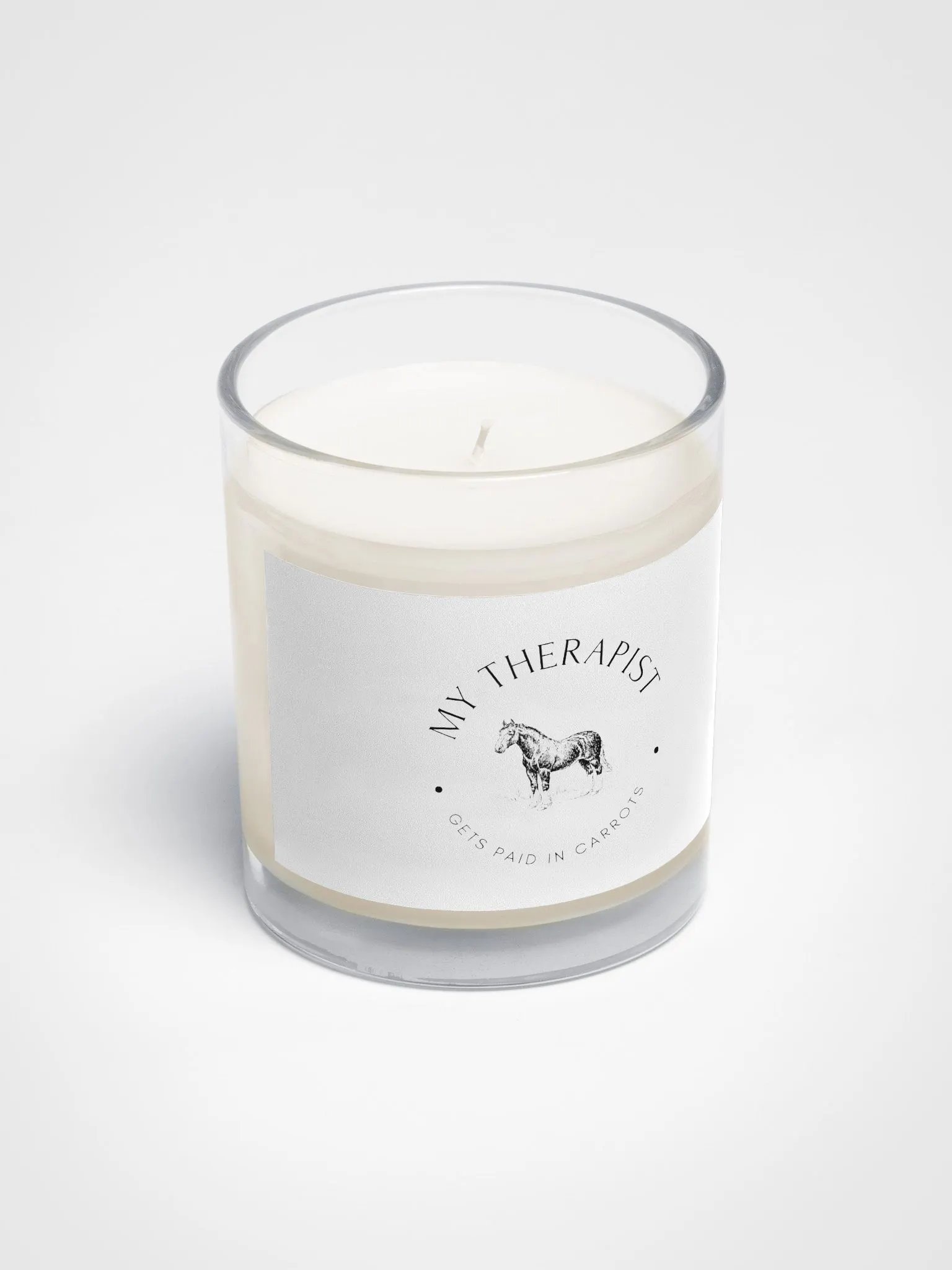 Zenith Clear Glass Candle product image (2)
