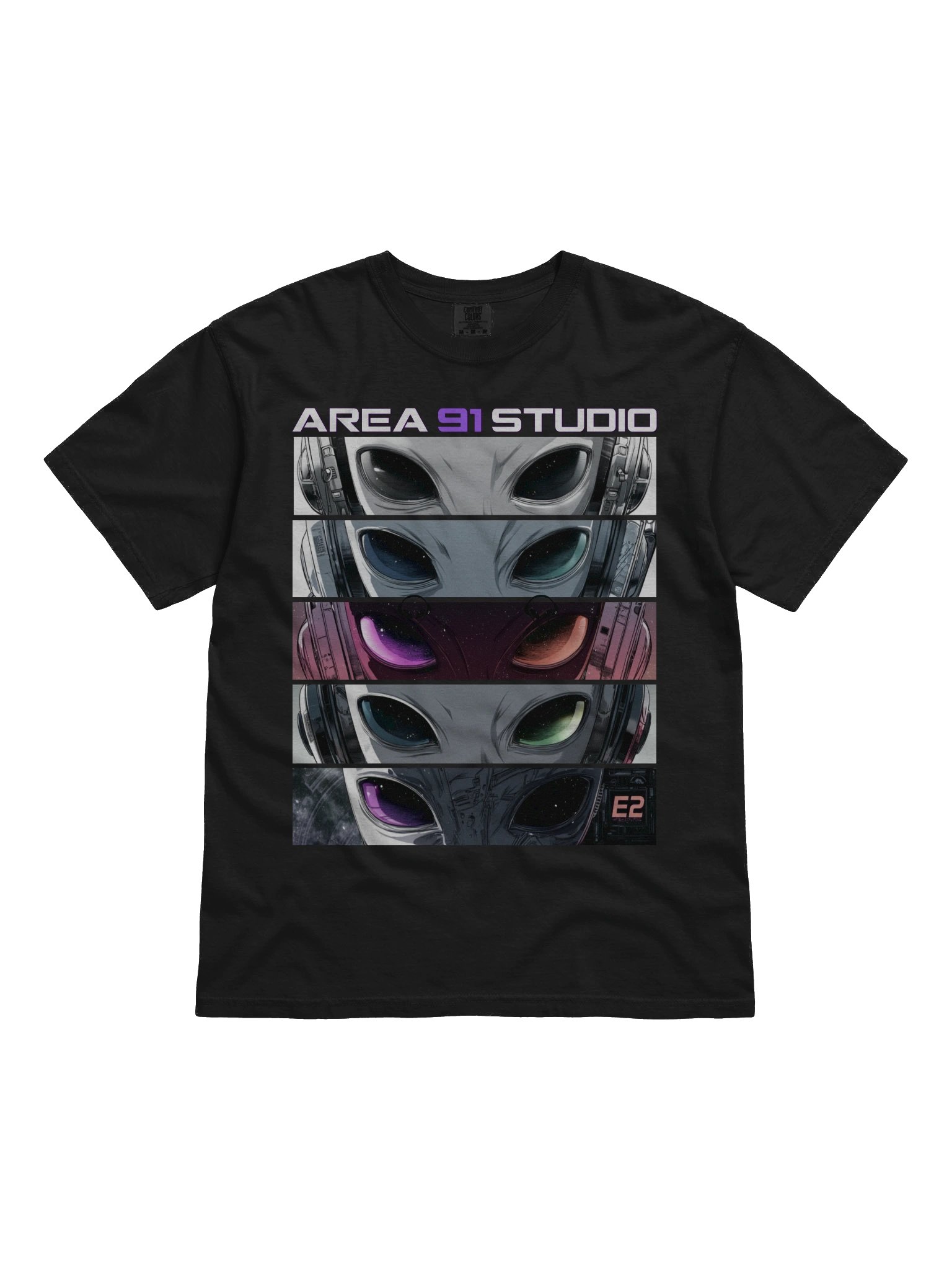 e² AREA 91 STUDIO 5 Panel Anime Alien Tee product image (1)