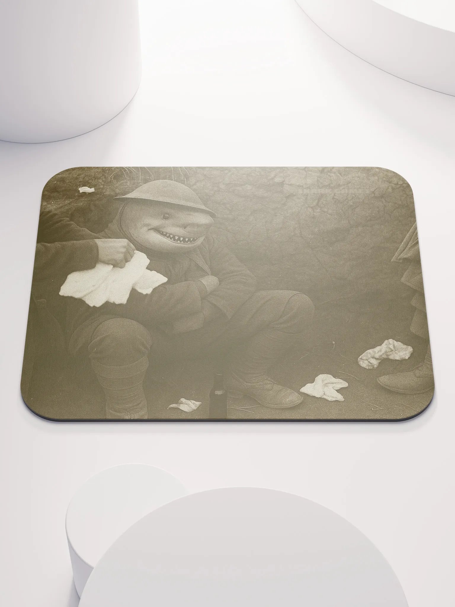 Shark Soldier Mousepad - Small product image (5)