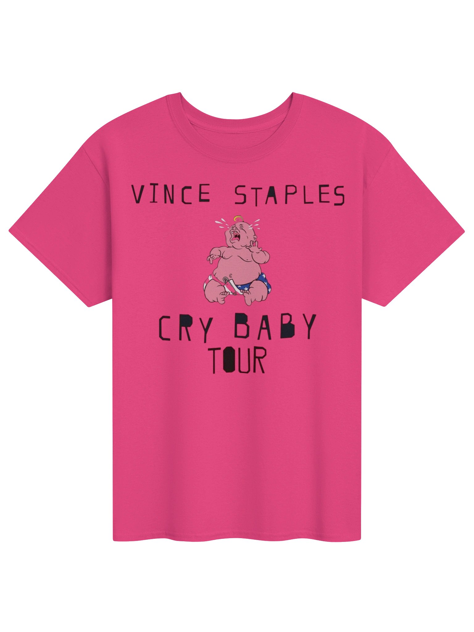 Vince Staples Cry Baby Tour Tshirt product image (1)