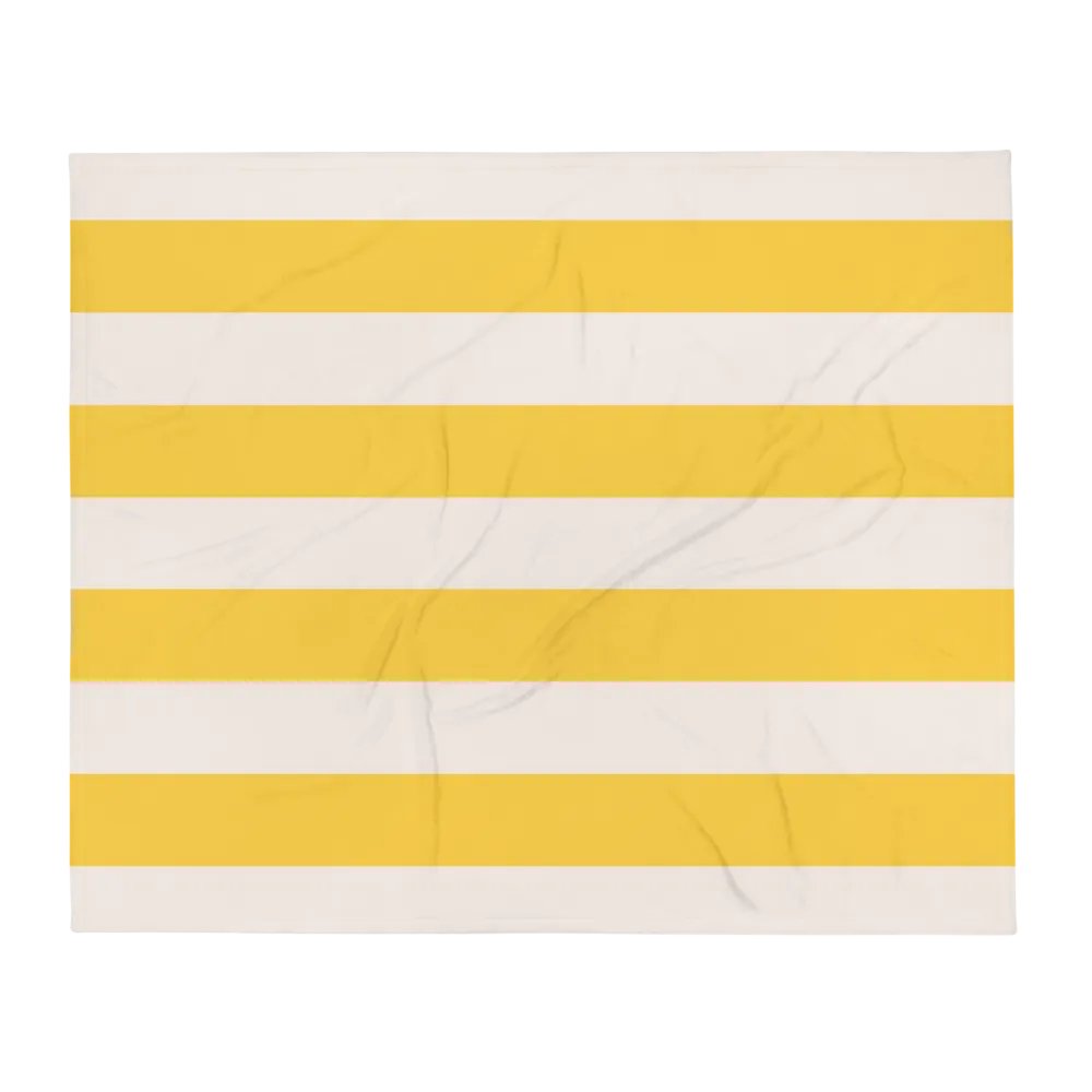Sunny Stripes Throw Blanket product image (1)