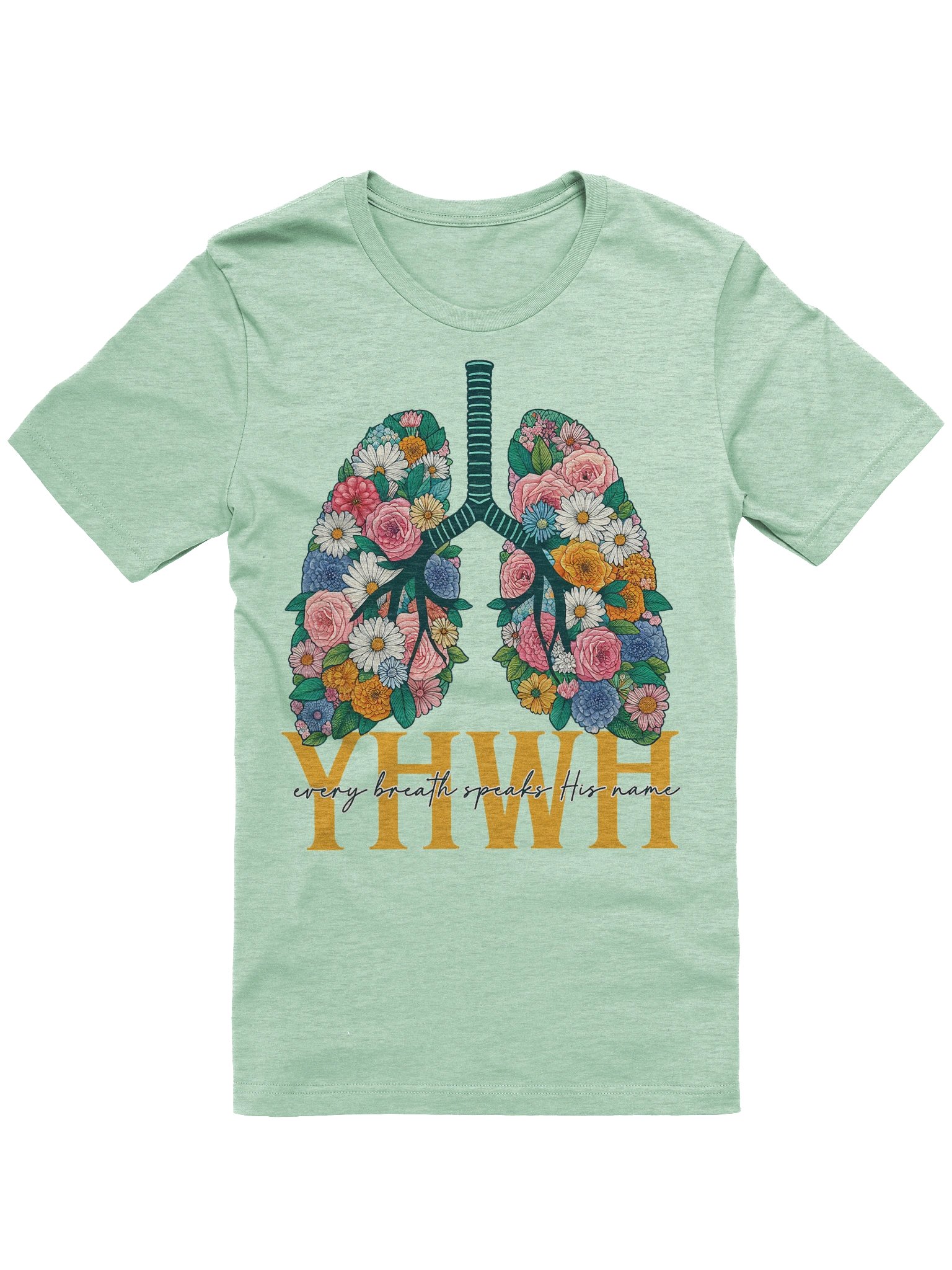 YHWH Floral Women's Tee product image (1)