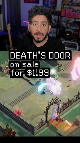 Death's Door is $1.99 until Oct. 8th for @devolverdigital's Autumn Sale on Steam! thanks for sponsoring this video!