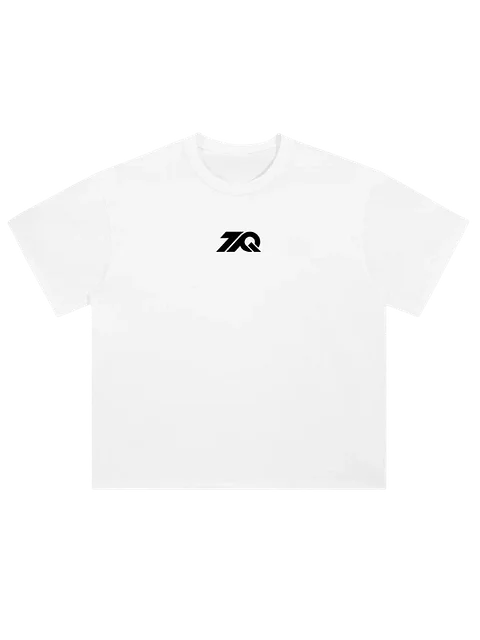 Unisex Cursive Heavyweight Drop Shoulder Cotton T-Shirt