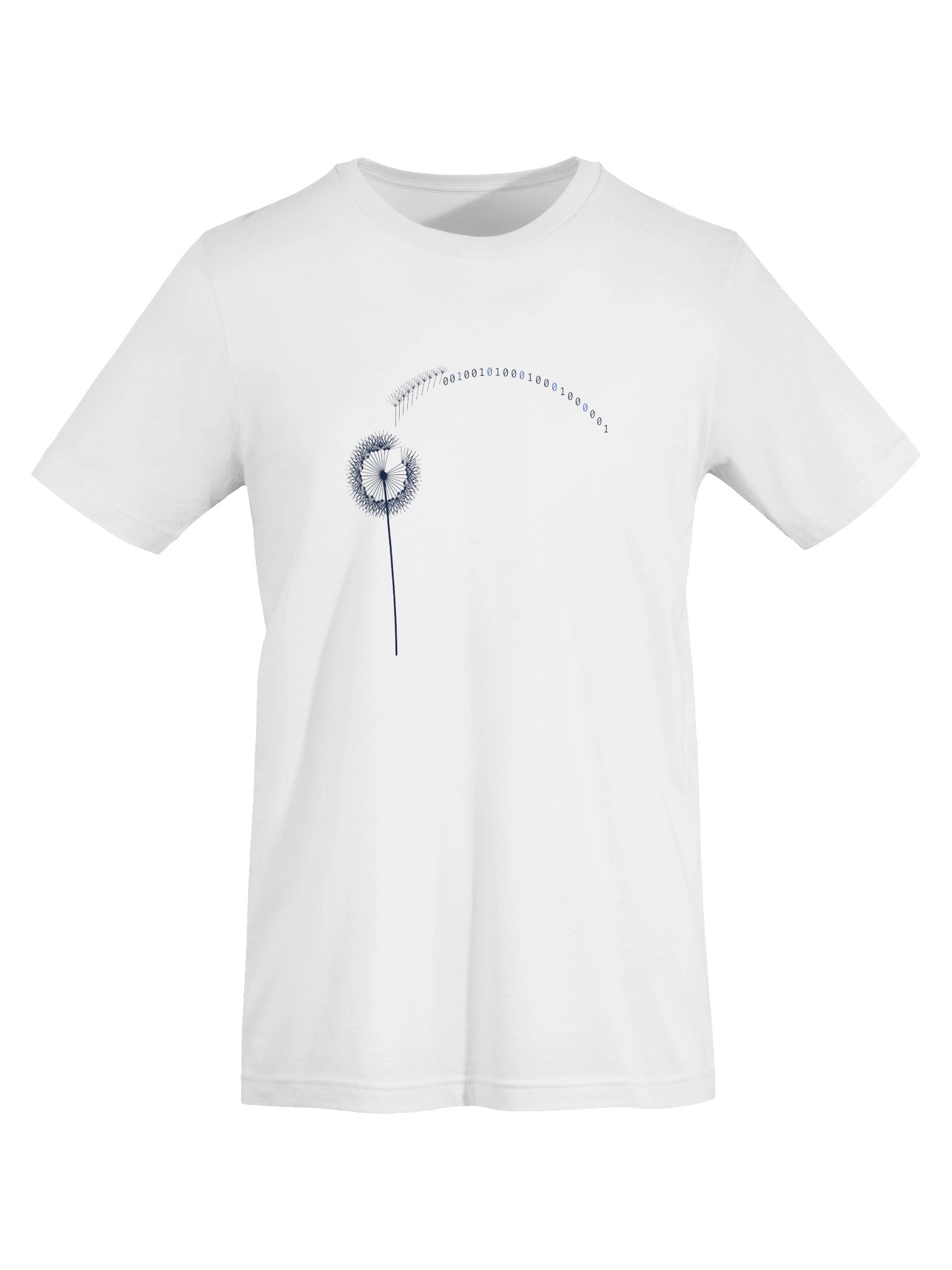 VIDANALYTICA INC Tee - Binary Dandelion White product image (5)