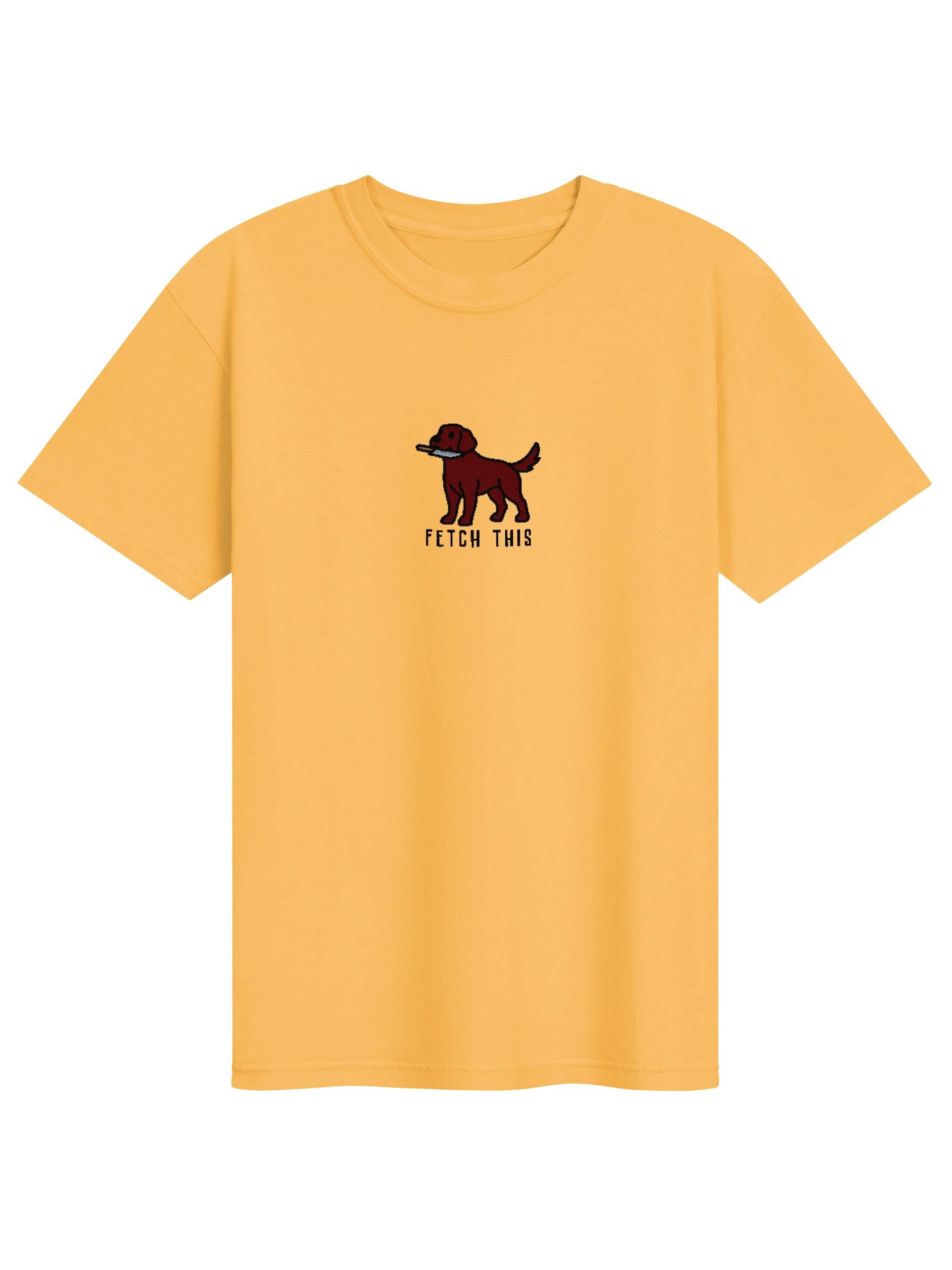 Fetch This Funny Chibi-Style Embroidered T-Shirt for Labrador Retriever(Chocolate) Owners product image (73)
