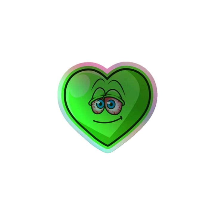 High Heart Holographic Sticker product image (1)