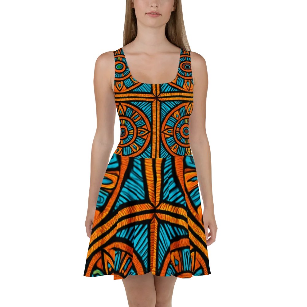 'Philius' Symmetric Mandalas Skater Dress product image (2)