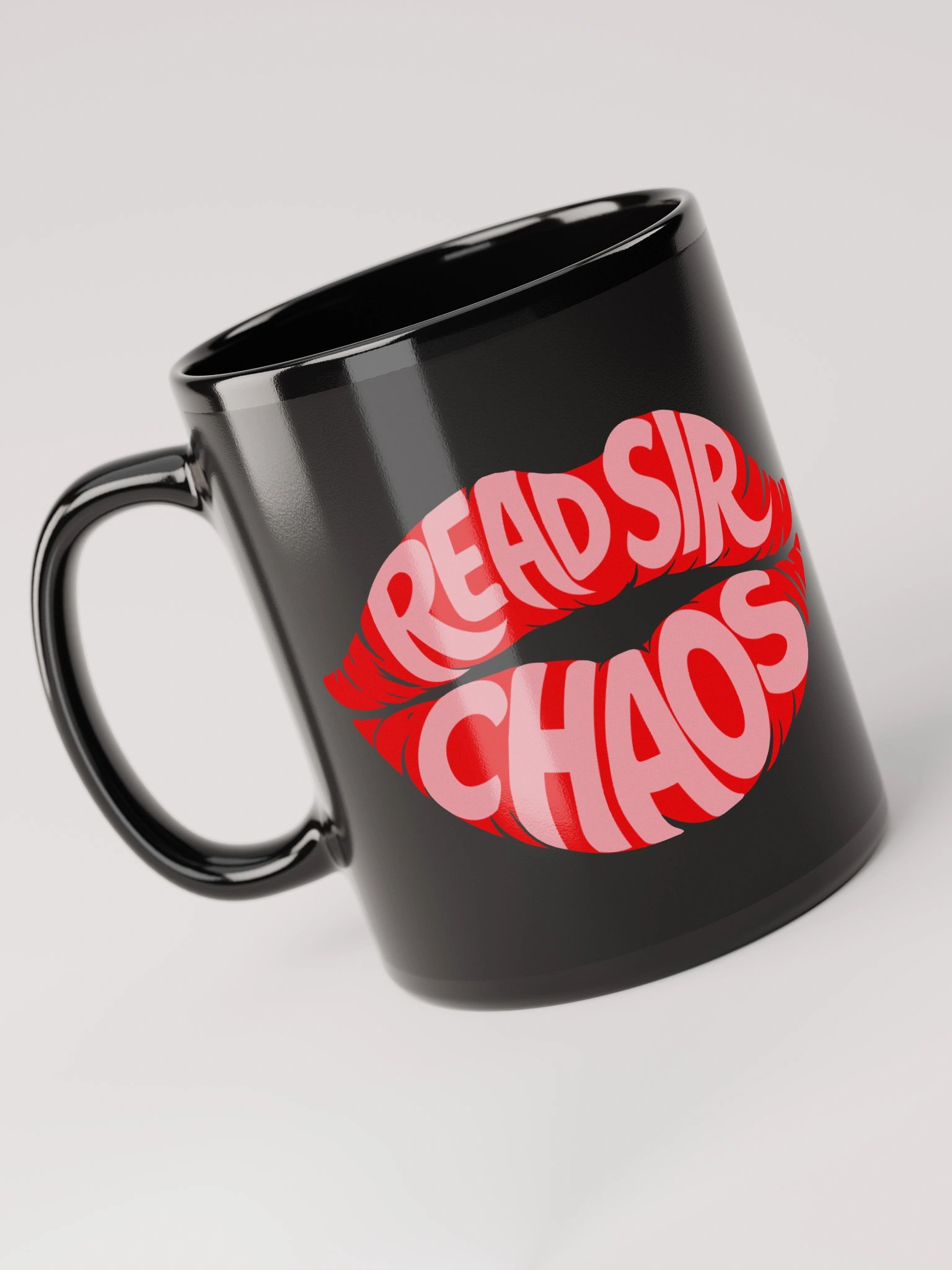 Read My Lips Black Mug product image (3)