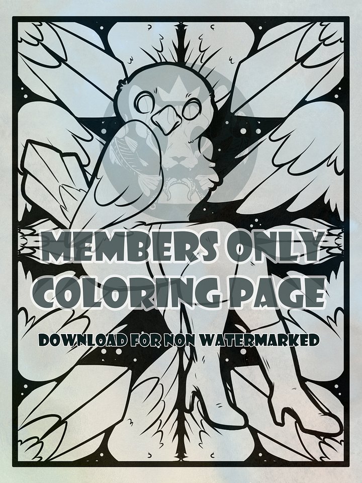 Heels Bird- coloring page product image (1)