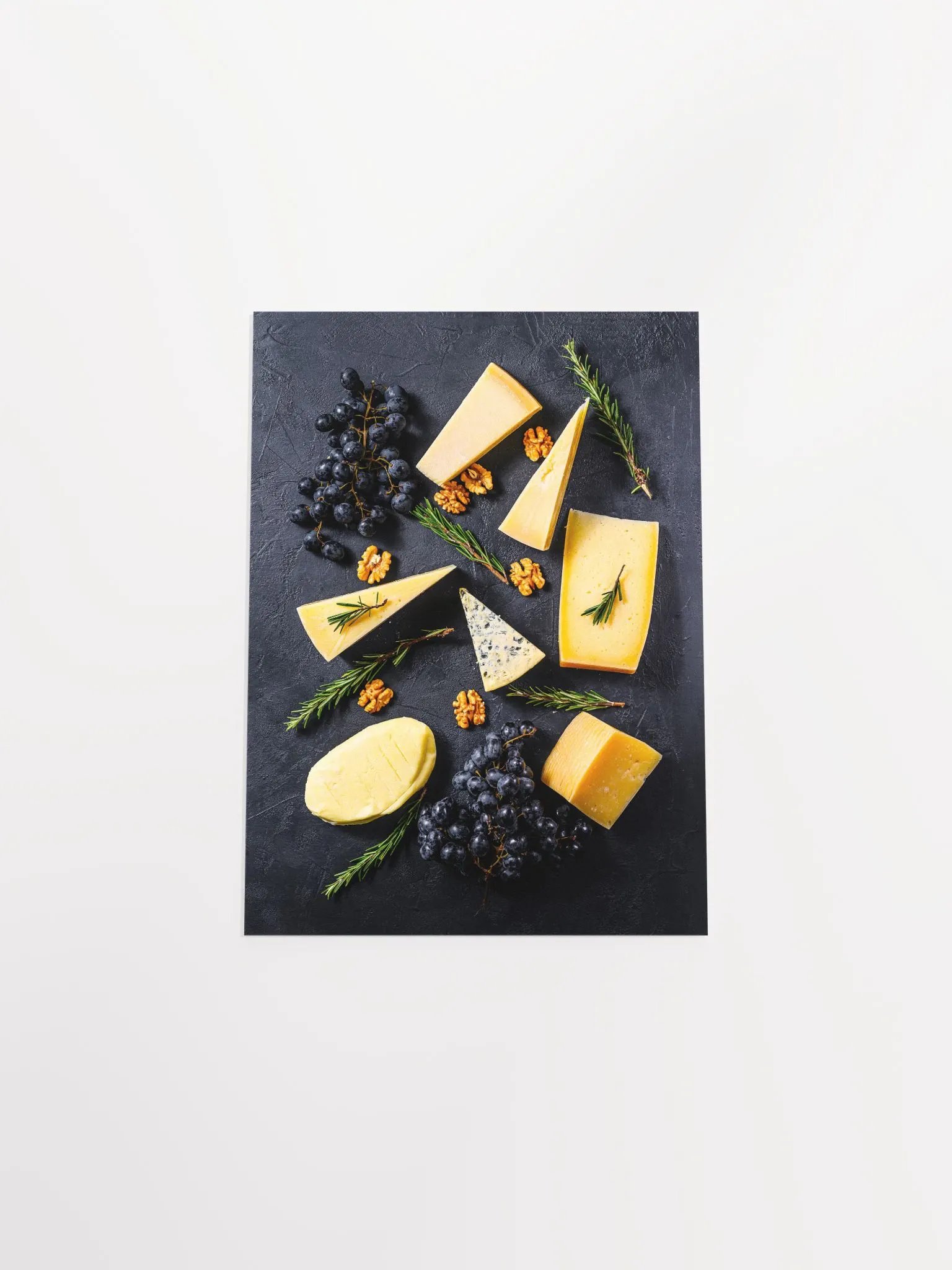 Cheese walnuts and grapes (Italian/Spanish cuisine) — Food kitchen poster/blackboard product image (9)