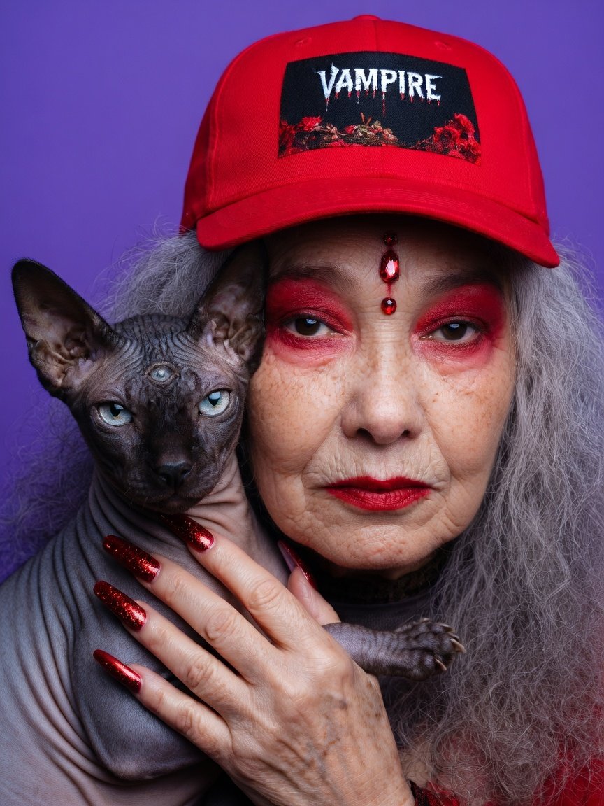 VAMPIRE MOM OR DAD HAT product image (4)