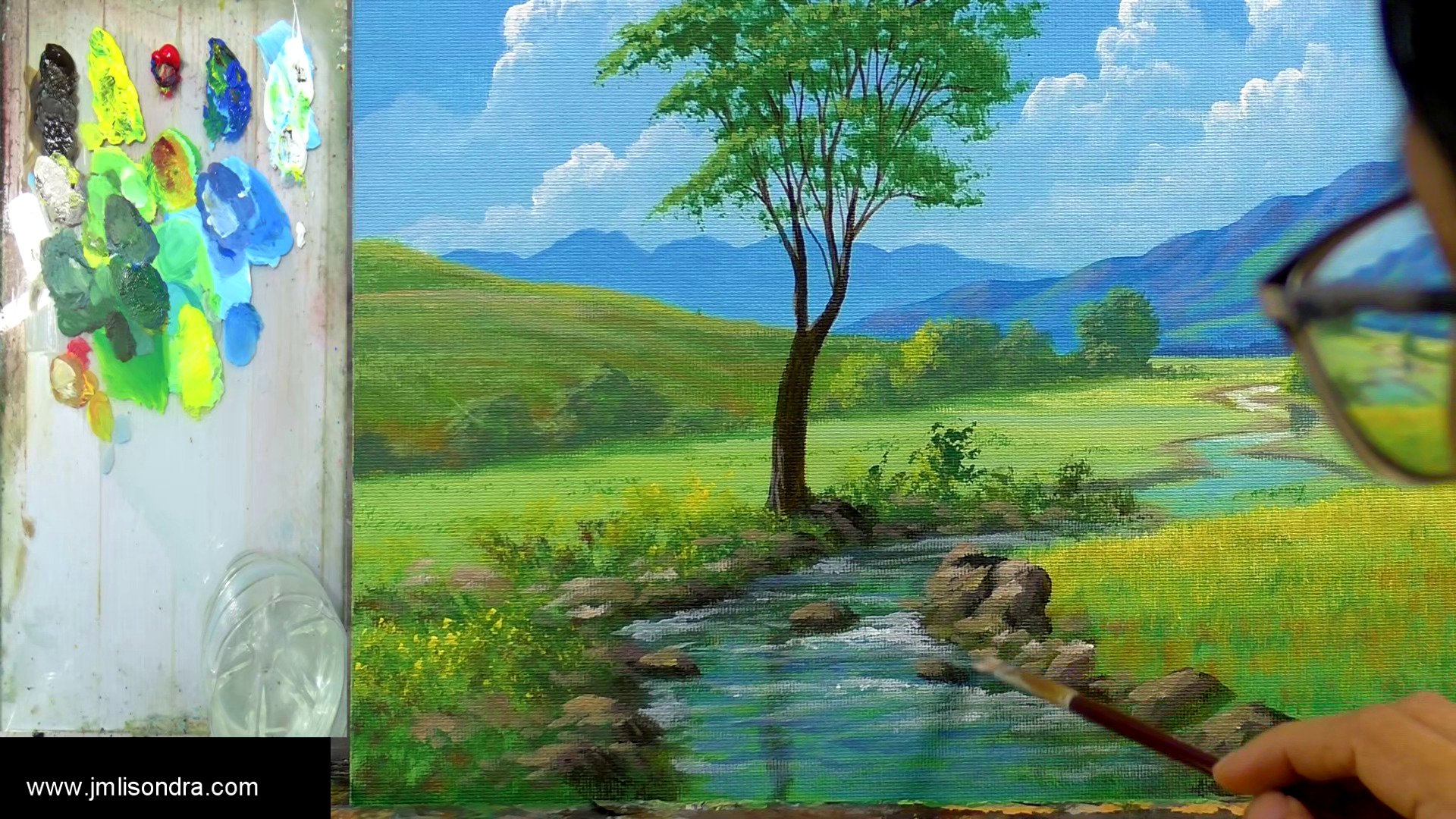 Online Course - Paint your First Landscape – The Ultimate Acrylic Guide for Beginners product image (6)