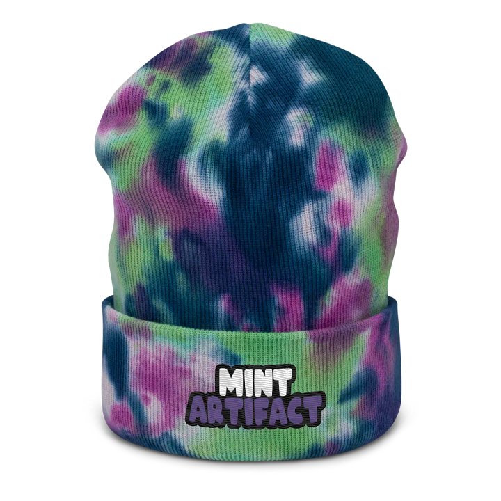 MintArtifact Name Tie Dye Beanie product image (1)