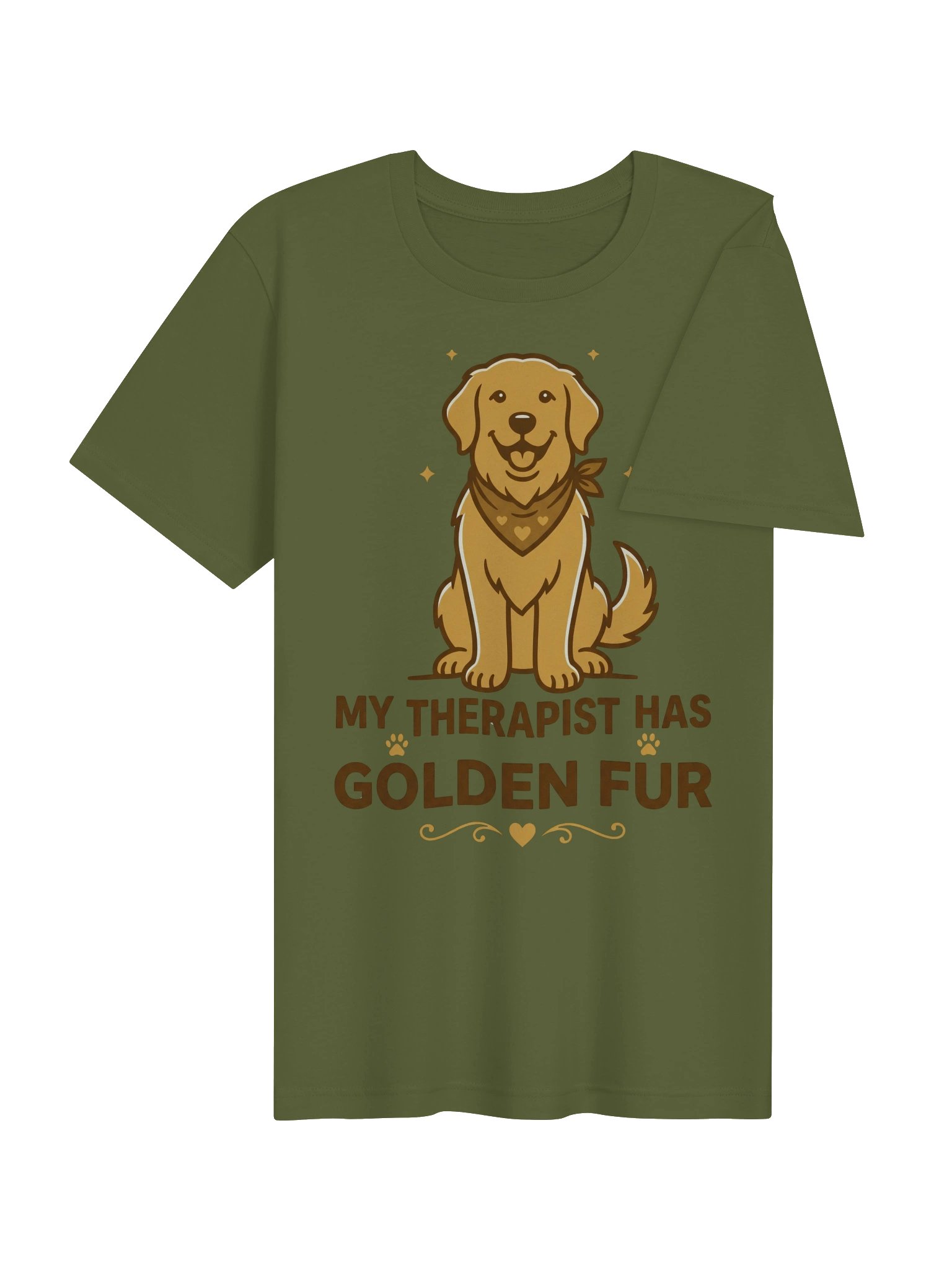 MY THERAPIST HAS GOLDEN FUR T-SHIRT product image (27)