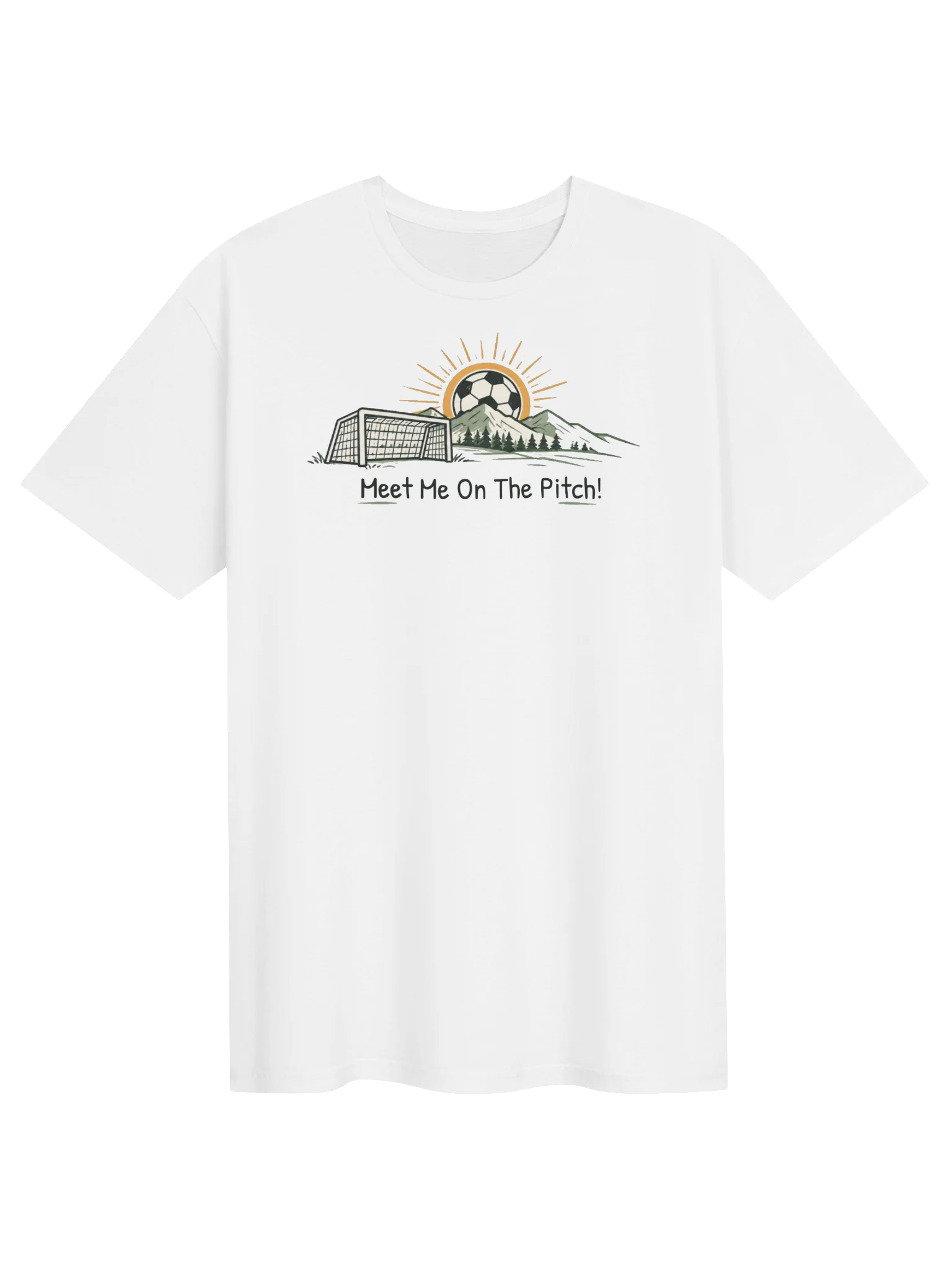 Meet Me On The Pitch Soccer Tee product image (1)