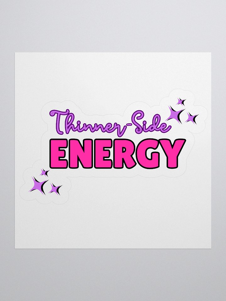 Thinner Side Energy Kiss Cut Sticker product image (1)